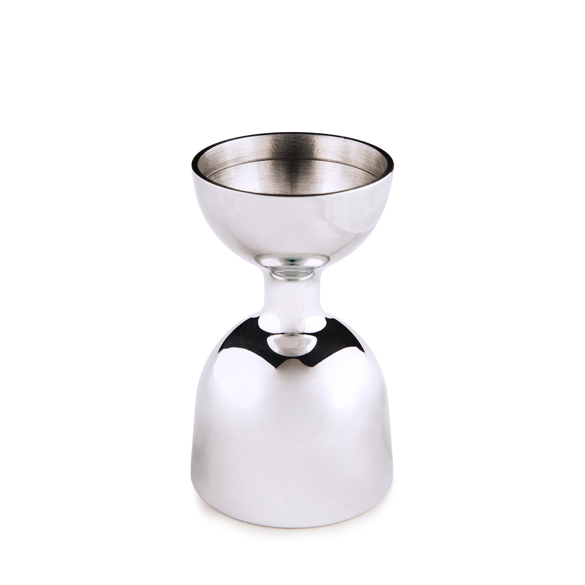 Premium Leopold Silver Plated Jigger 25ml & 50ml - Professional Bartending Tool for Cocktail Mixing, Home Bars & Parties