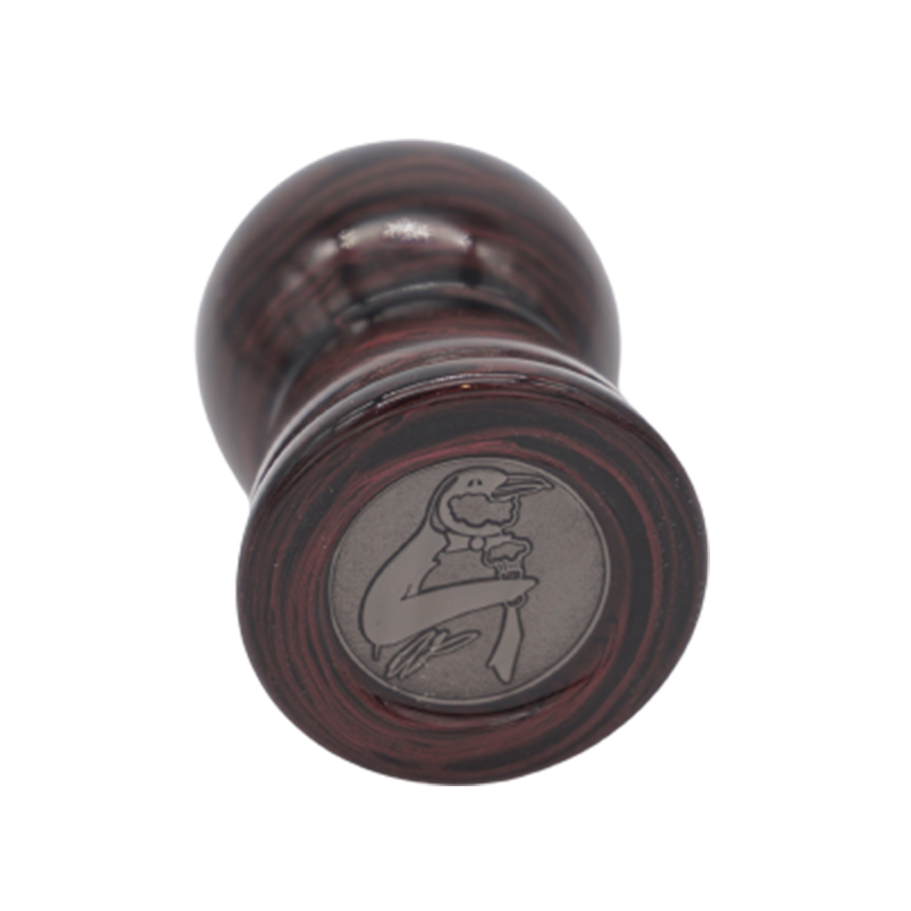 Premium Handmade Raspberry Ebonite Shaving Brush Handle - Fits 24mm & 26mm Knots - Perfect for Wet Shaving & Luxury Grooming Gifts for Men