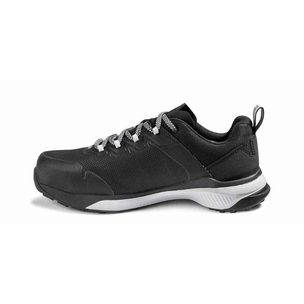 Kodiak Quicktrail Women's Composite Toe Work Safety Athletic Shoes - Lightweight Non-Slip Steel Toe Sneakers for Construction, Warehouse & Outdoor Work (Black)