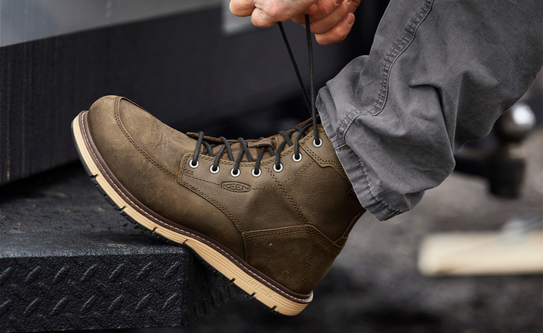 **Men's San Jose 6 Waterproof Soft Toe Work Boots - Cascade Brown | Durable & Comfortable for Construction, Hiking & Outdoor Work**