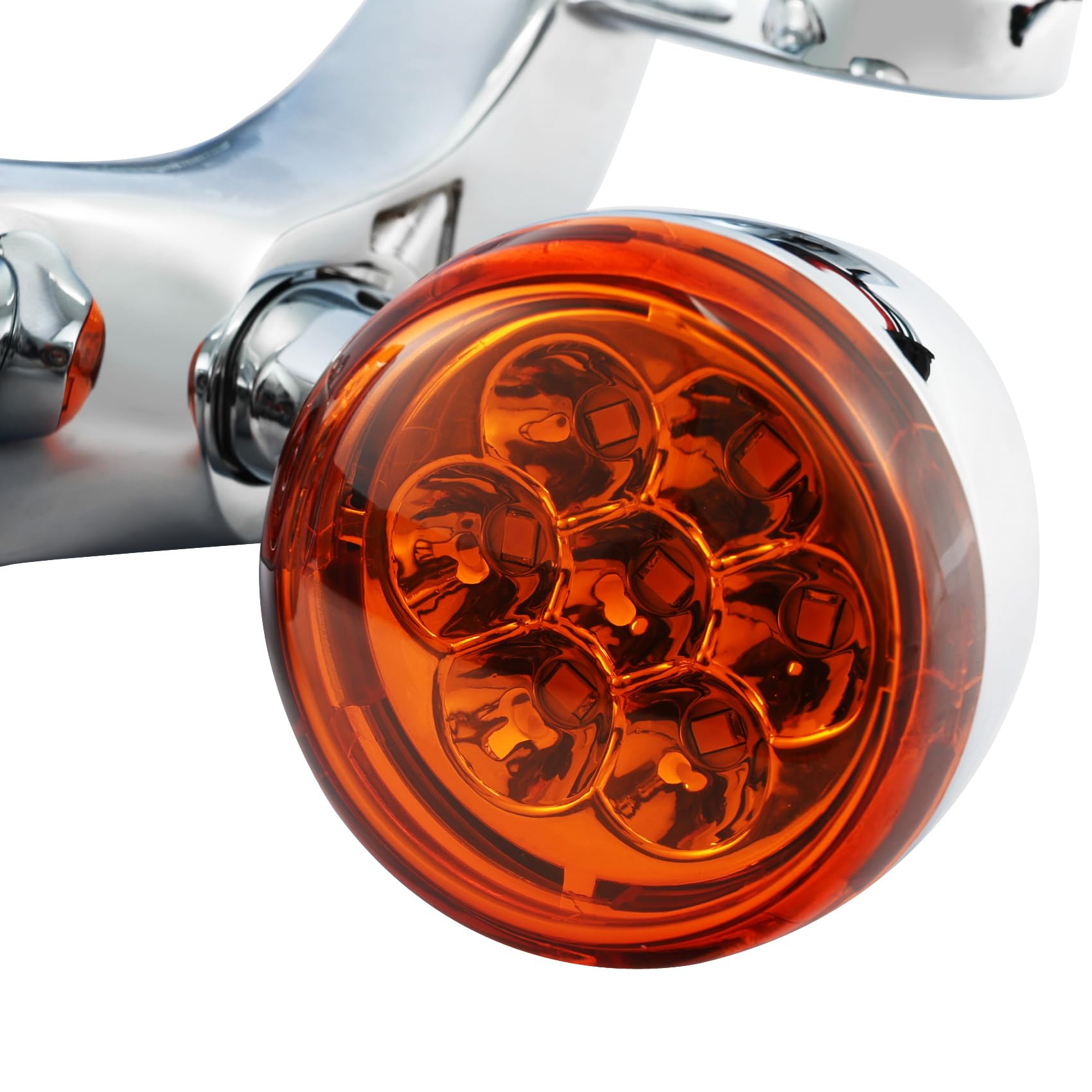 SLMOTO Spot Fog Light Bracket & Turn Signal Kit for Harley Electra Glide 1997-2013 - Durable Motorcycle Accessory for Night Riding & Enhanced Visibility