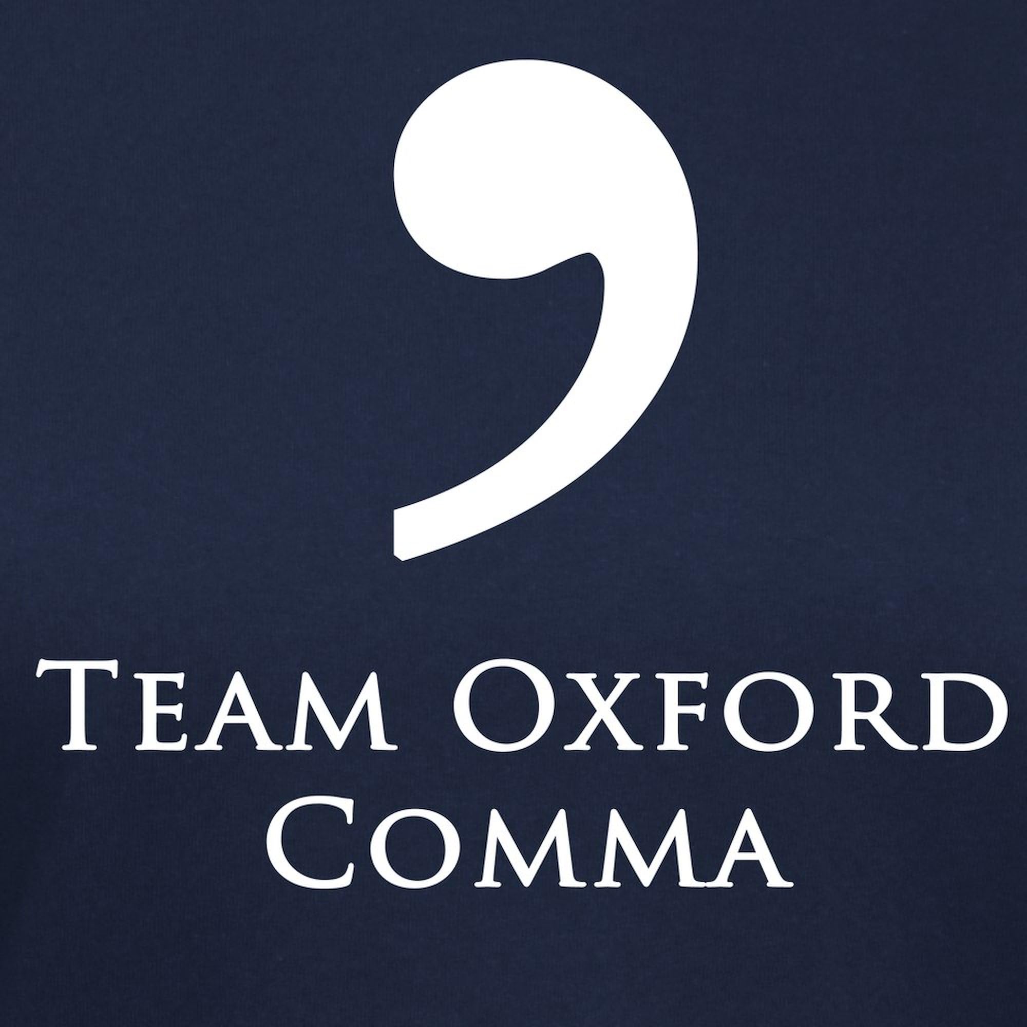 Oxford Comma Funny Grammar T-Shirt for Women | 100% Cotton Dark Tee | Casual Wear, Office Humor, Gift for English Teachers & Grammar Lovers