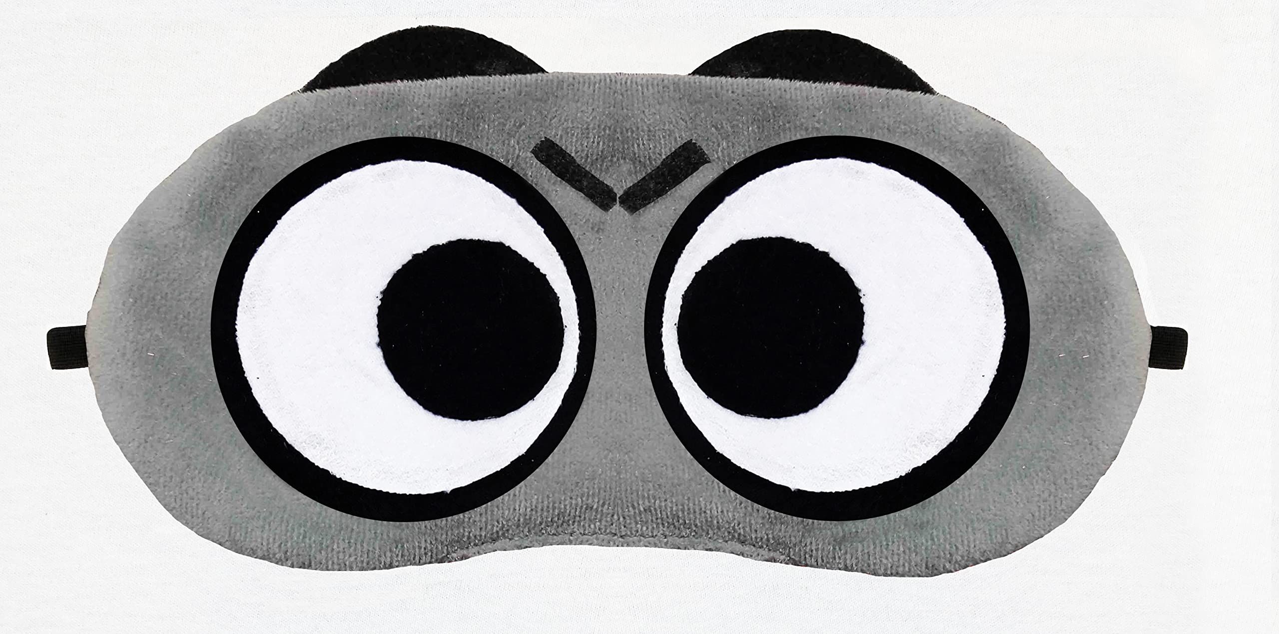 Juzzii Velvet Neck Pillow & Eye Mask Set - Ultra Soft Travel Pillow for Airplane, Car & Home Use - Black Sleep Support for Long Flights, Road Trips & Nap Time - Comfortable Airline Neck Pillow with Adjustable Eye Mask