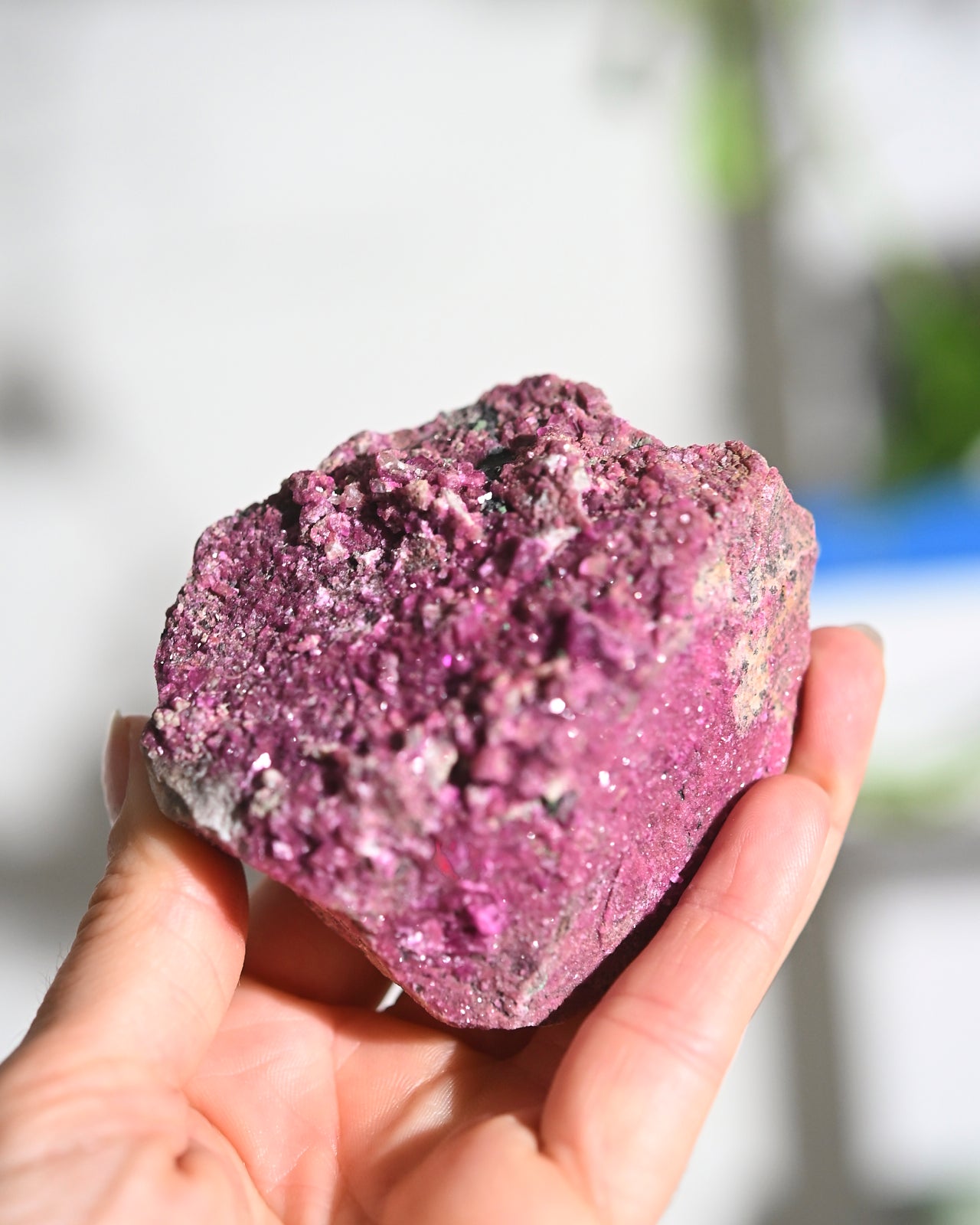 Cobaltoan Calcite 3 Inch - Natural Pink Cobalt Calcite Crystal Specimen for Mineral Collection, Healing Crystals & Home Decor