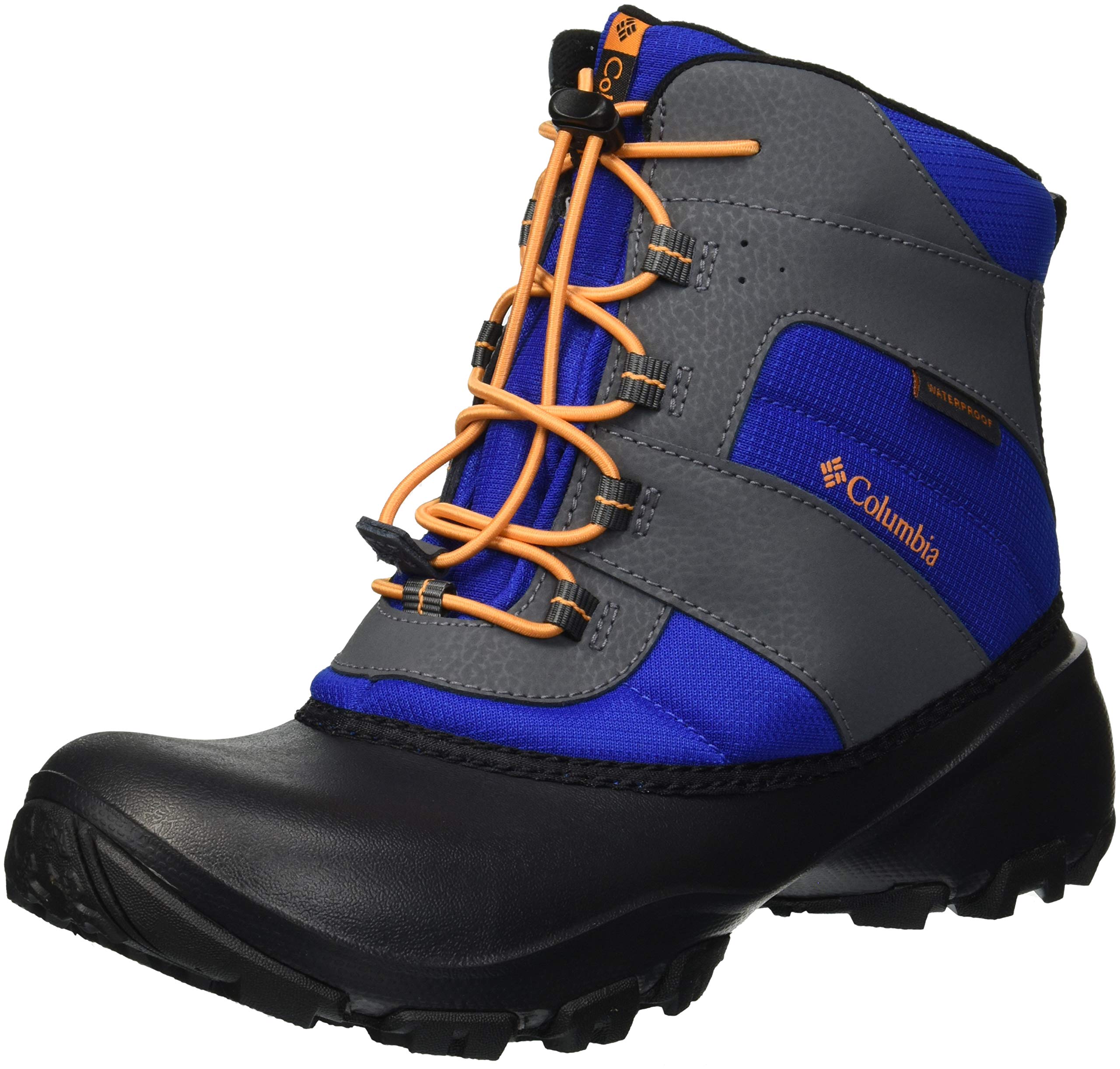 Columbia Kids' Rope Tow I WP Winter Snow Boots - Waterproof & Insulated for Toddlers & Little Kids (Charcoal/Razzle) - Perfect for Snow Play, Sledding & Winter Adventures