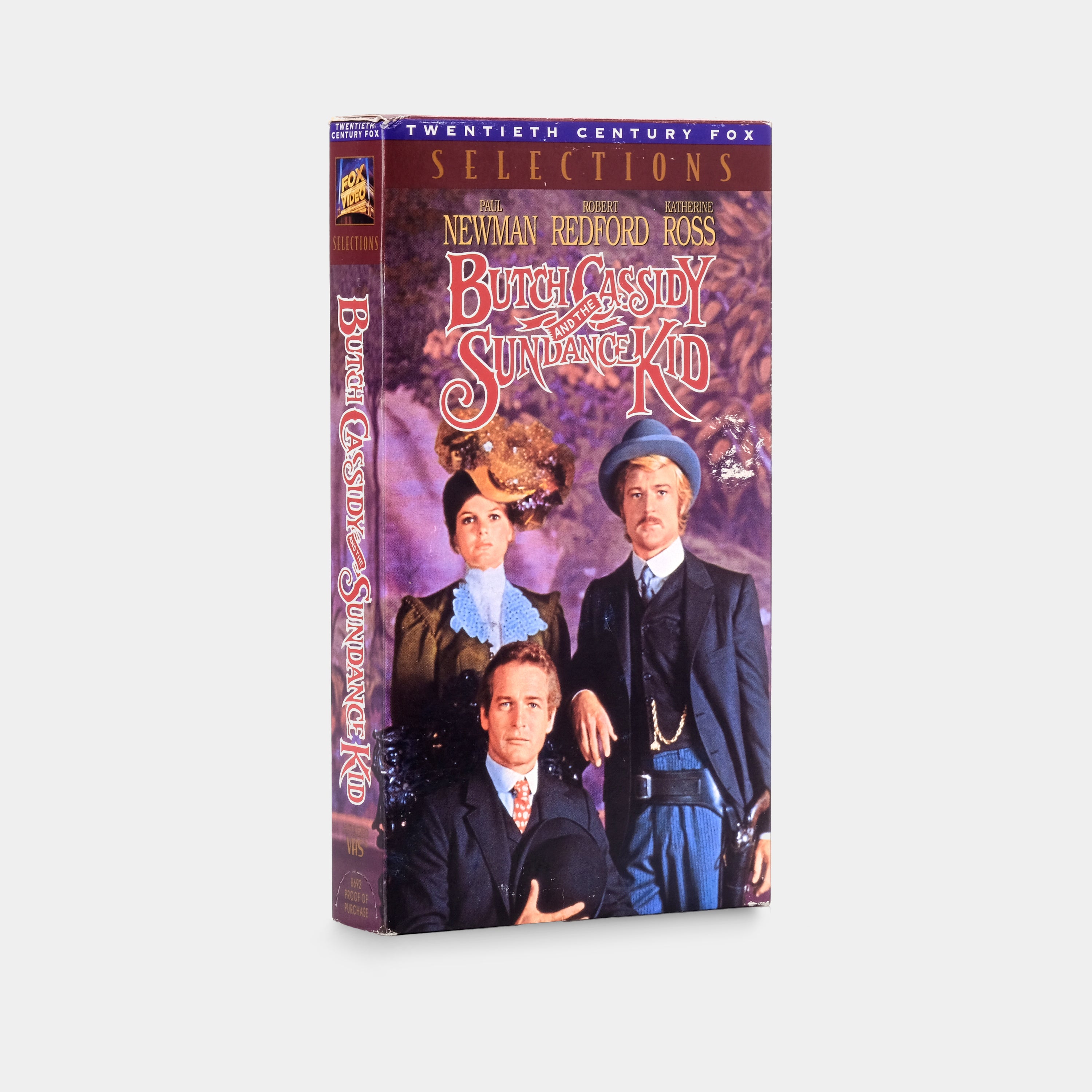 Butch Cassidy and The Sundance Kid VHS Tape - Classic Western Movie - Collectible Vintage Film for Movie Enthusiasts & Nostalgia Lovers - Perfect for Home Theater Nights and Retro Film Collections