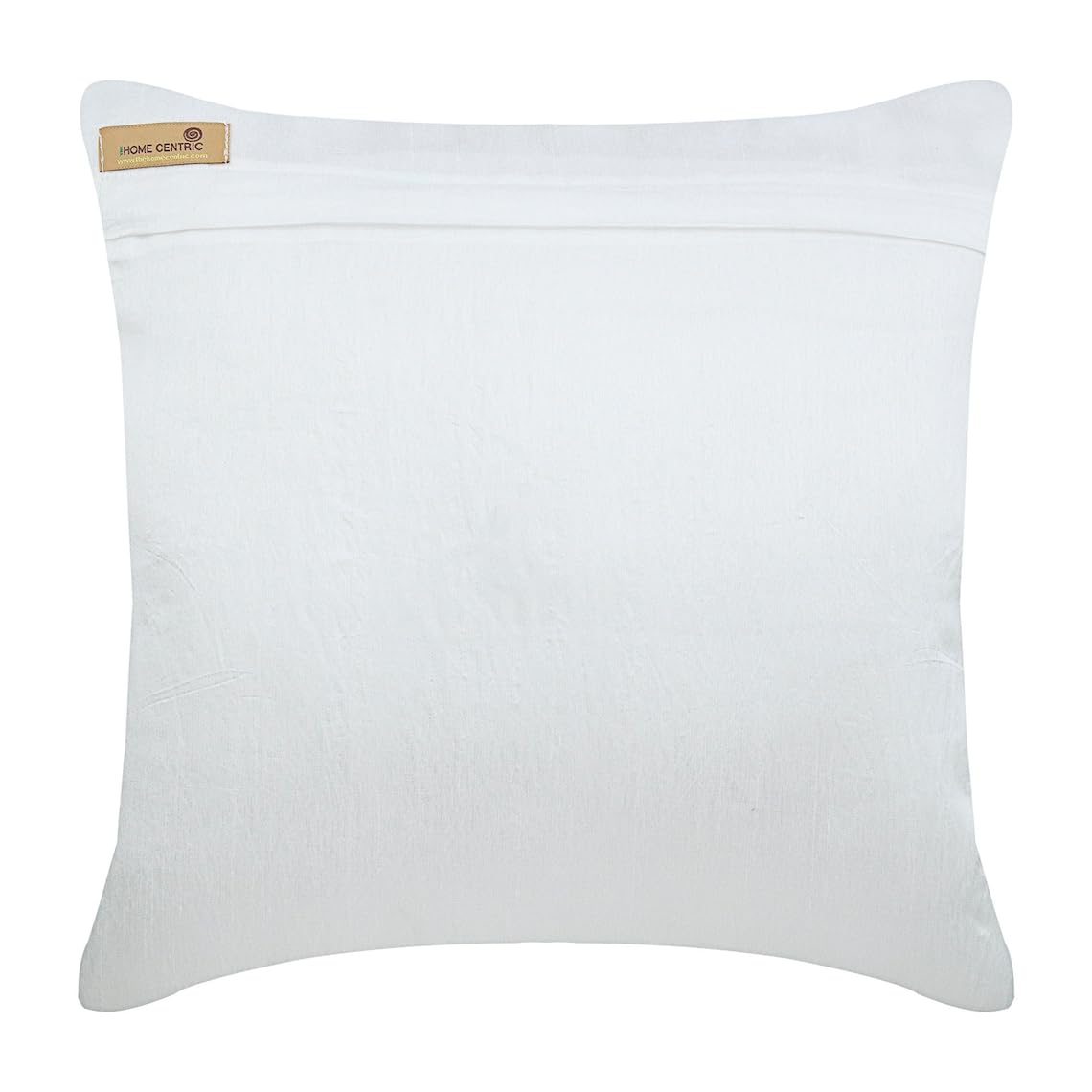 HomeCentric 18x18 Inch White Floral Throw Pillow Covers - Elegant Willow Design with Crystal Accents for Sofa, Bed & Home Decor (45x45 cm) | Perfect for Easter, Living Room & Bedroom Decoration