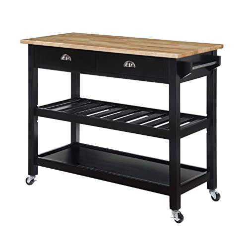 Black/Butcher Block