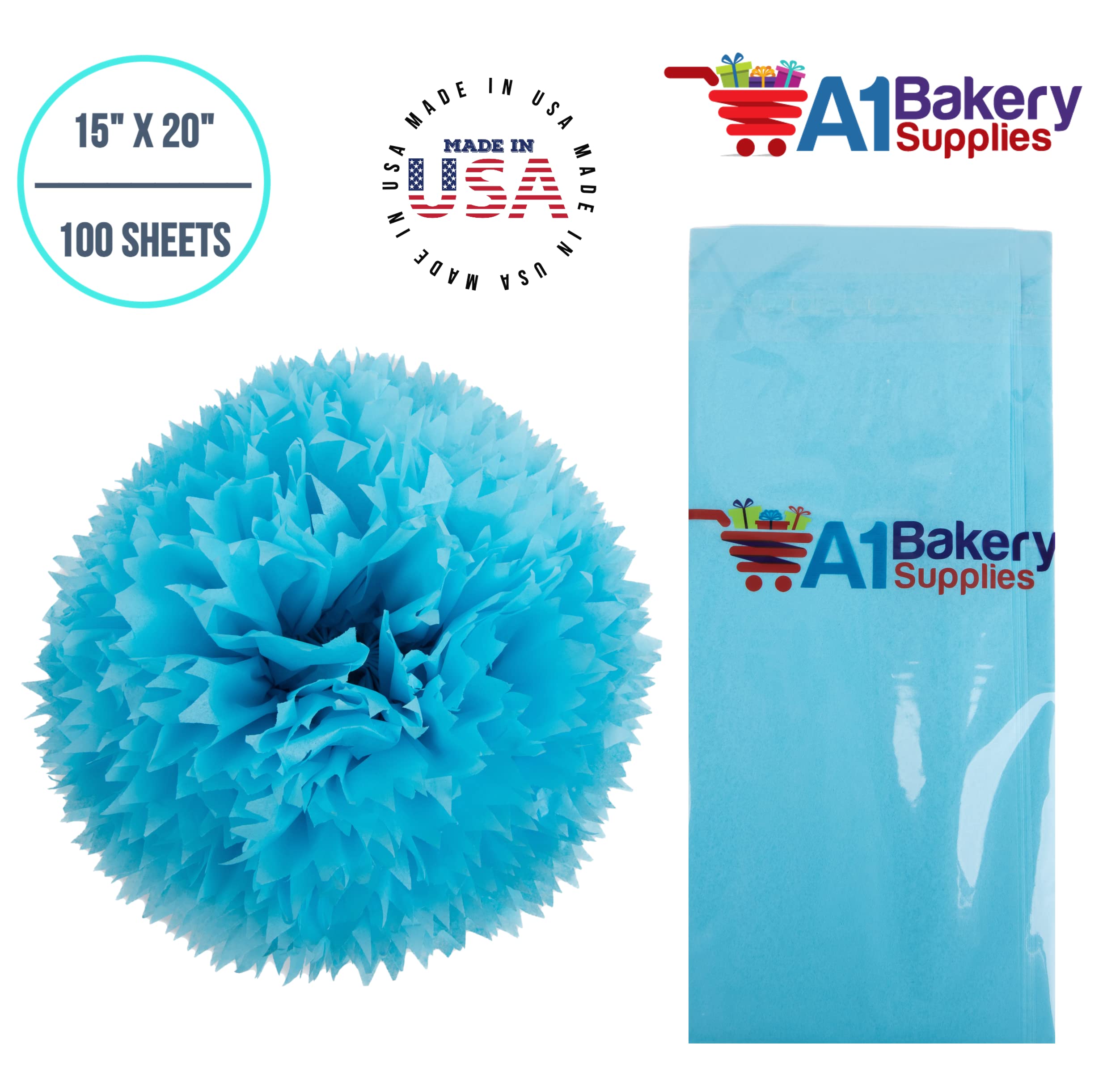 Premium Oxford Blue Wrap Tissue Paper 15
