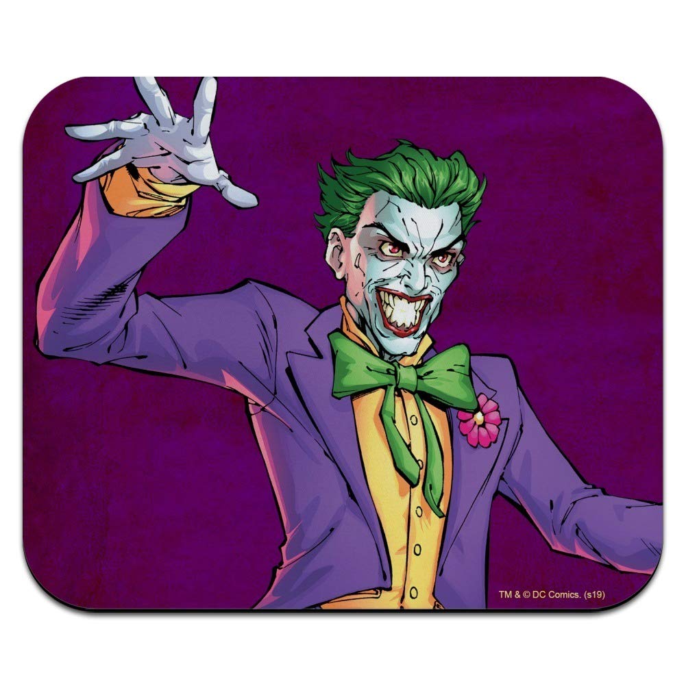 Batman Joker Gaming Mouse Pad - Ultra Thin Non-Slip Rubber Base for PC Laptop - Perfect for Office Work, Gaming & Graphic Design