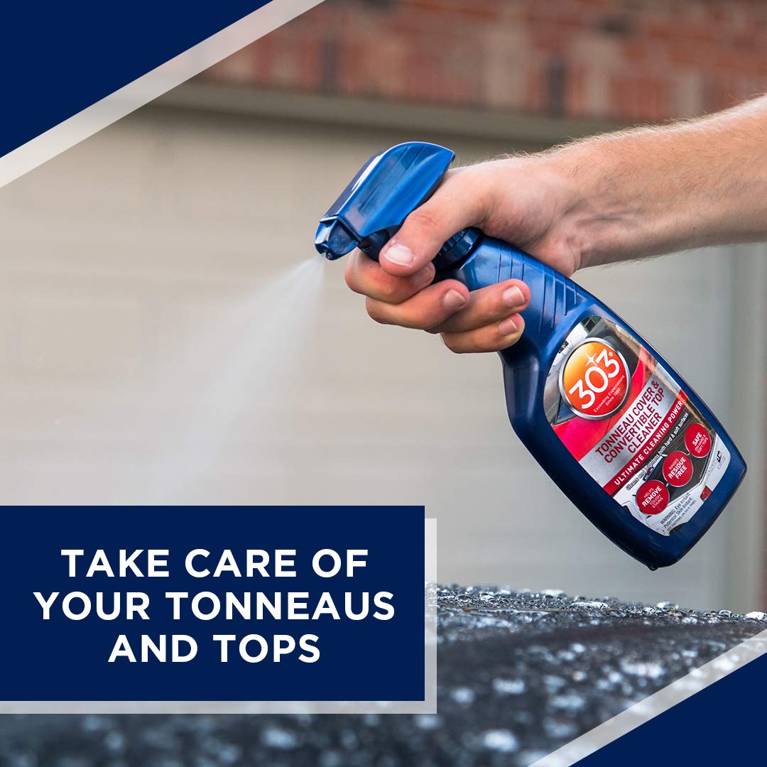 303 Products-30571 Tonneau Cover & Convertible Top Cleaner - 16 fl. oz. Vinyl & Fabric Cleaner (6-Pack) | Car Detailing, Boat Seats, RV Upholstery & Outdoor Gear Protection