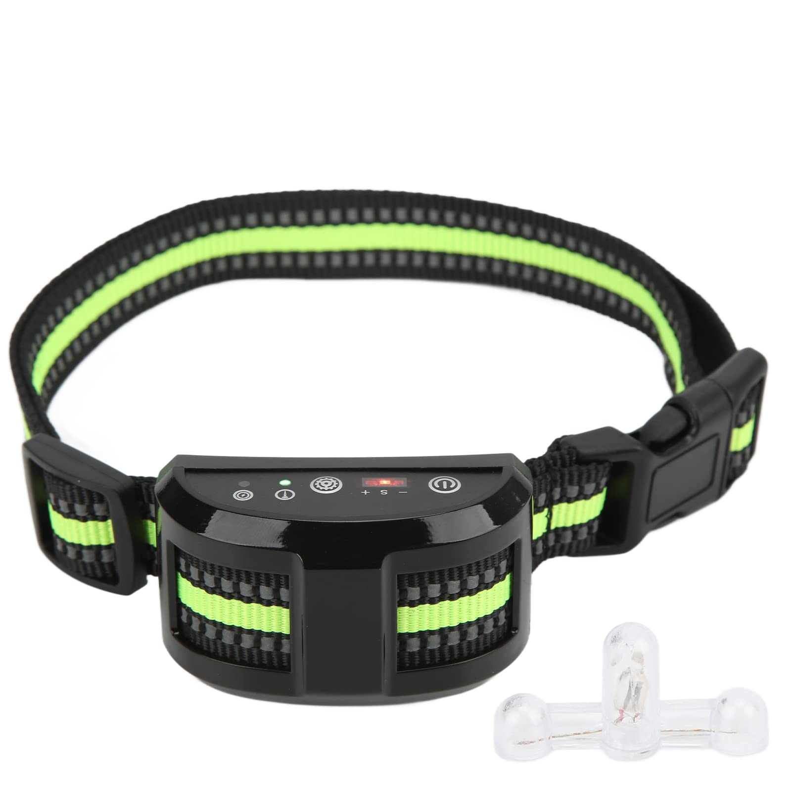 Zerodis Dog Bark Collar with Shock & Vibration Training Modes - Waterproof & Reflective for Small Medium Large Dogs - Perfect for Obedience Training & Behavior Correction at Home or Outdoors