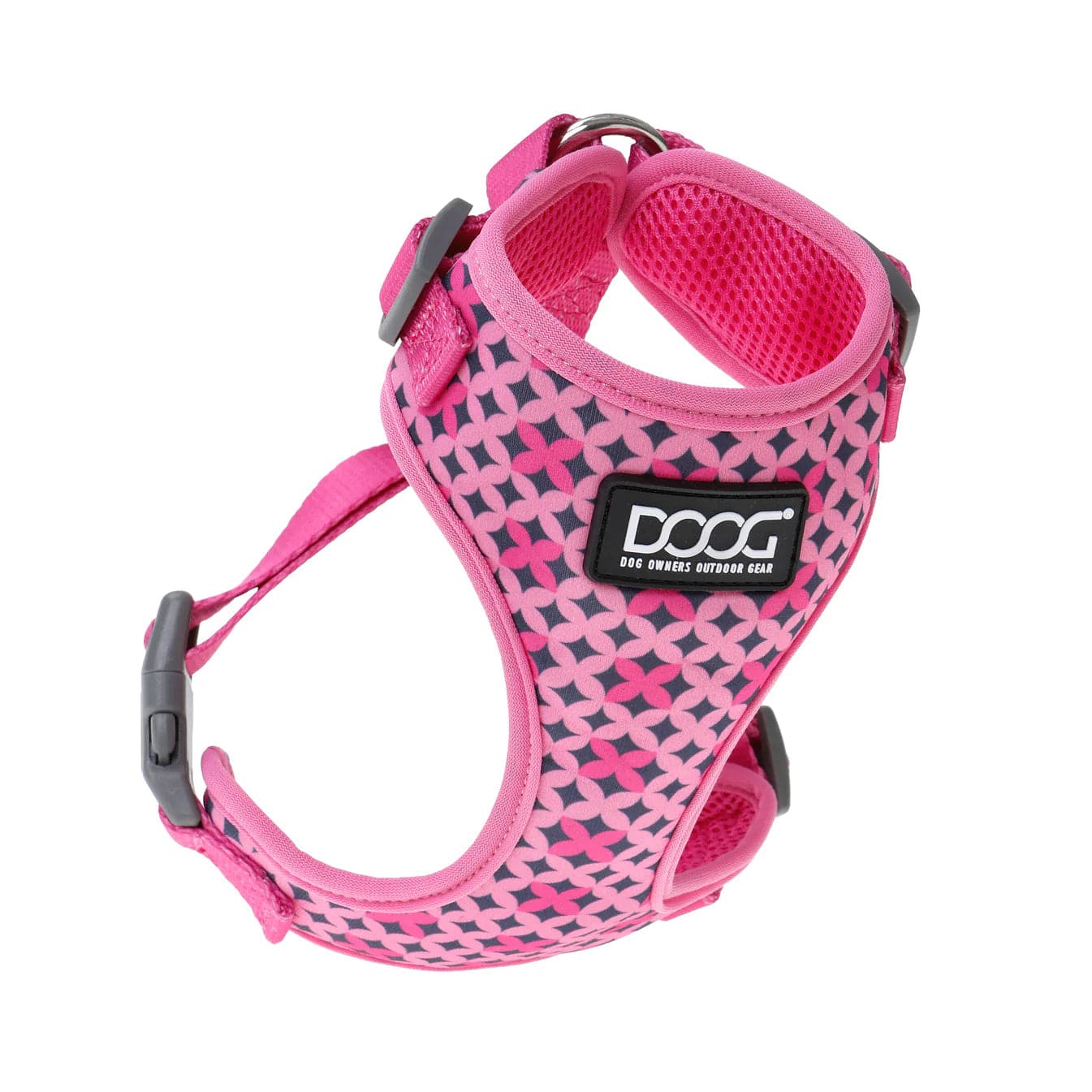 Pink Neoprene Dog Collar - Soft & Durable Pet Collar for Small Medium Dogs - Perfect for Walking, Training & Outdoor Adventures