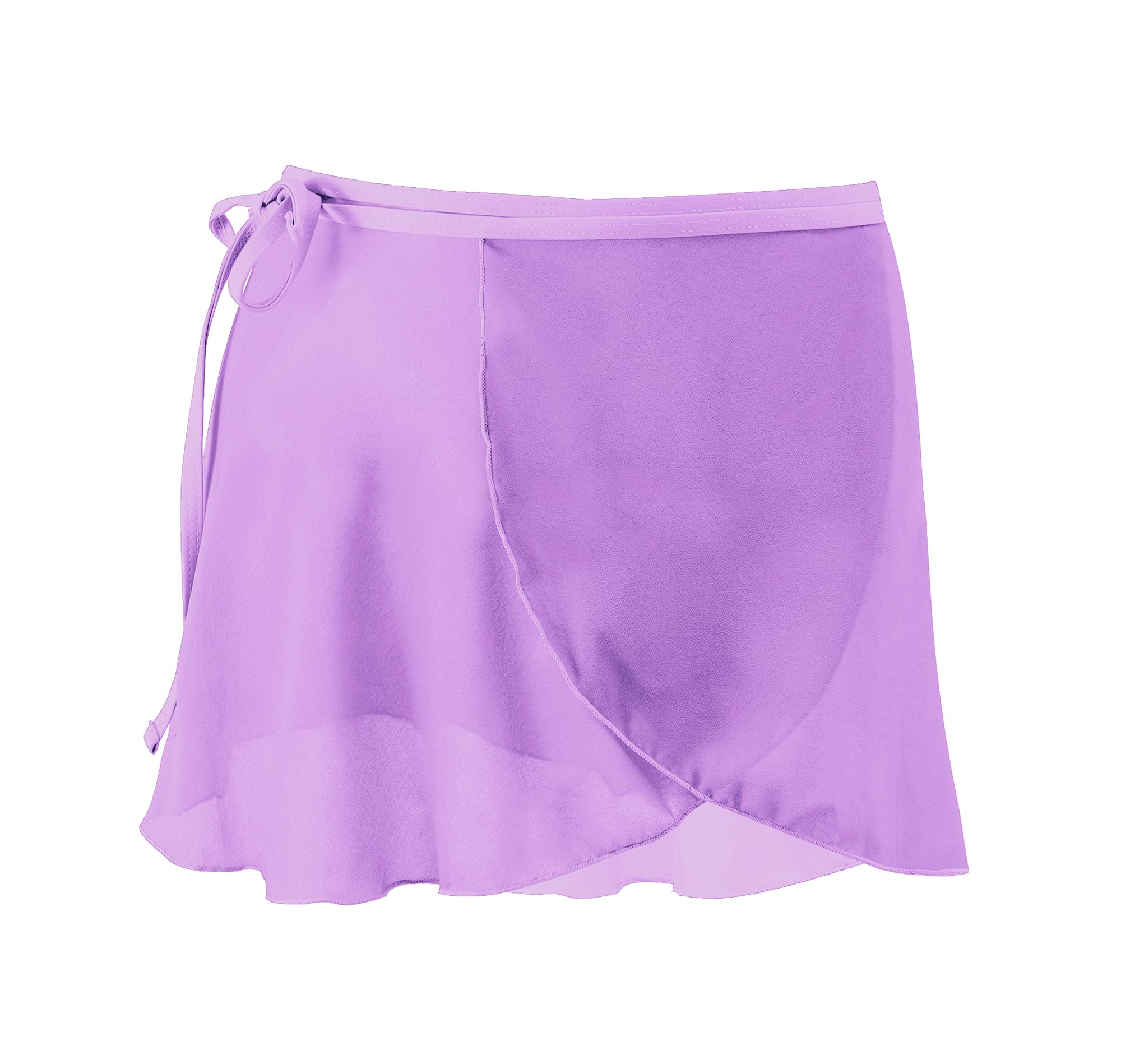 Ballet Skirt for Girls & Women - Sheer Wrap Dance Skirt with Elastic Waistband - Perfect for Ballet Class, Dance Practice & Performance