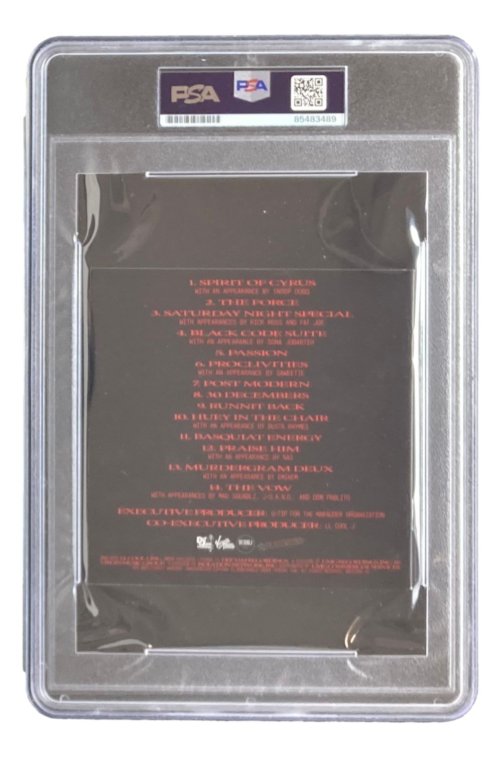 LL Cool J Autographed The Force CD Booklet - PSA Certified Collectible for Music Memorabilia & Hip-Hop Fans - Perfect for Display, Gifts & Investment