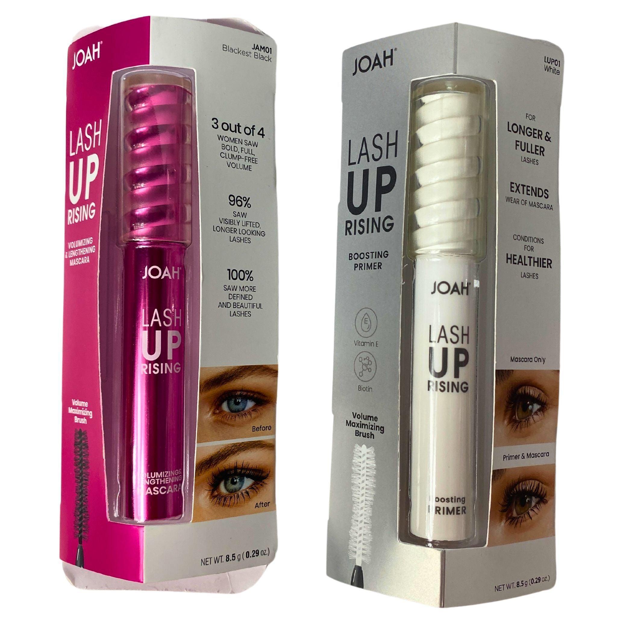 Joah Lash Up Rising Boosting Primer & Volumizing Mascara - 80 Pcs Bulk Set for Long-Lasting Volume & Stronger Lashes | Perfect for Daily Use, Special Occasions & Professional Makeup Artists