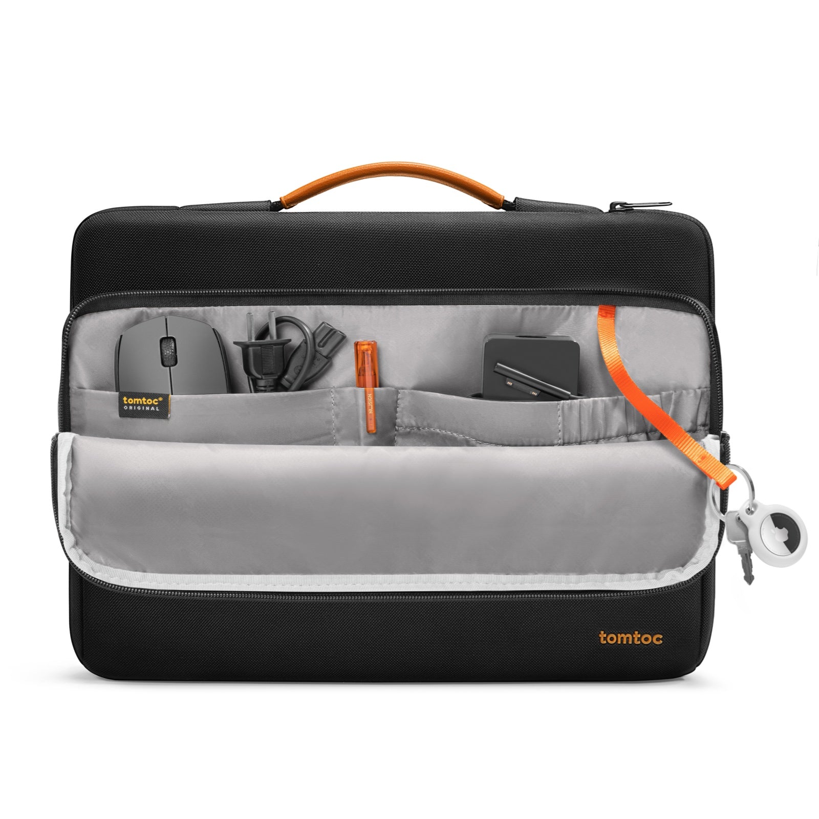 Defender A14 15.6-16.2 Inch Laptop Briefcase - Waterproof Business Laptop Bag with Padded Protection for MacBook Pro, Dell XPS, HP - Perfect for Office, Travel & Commuting