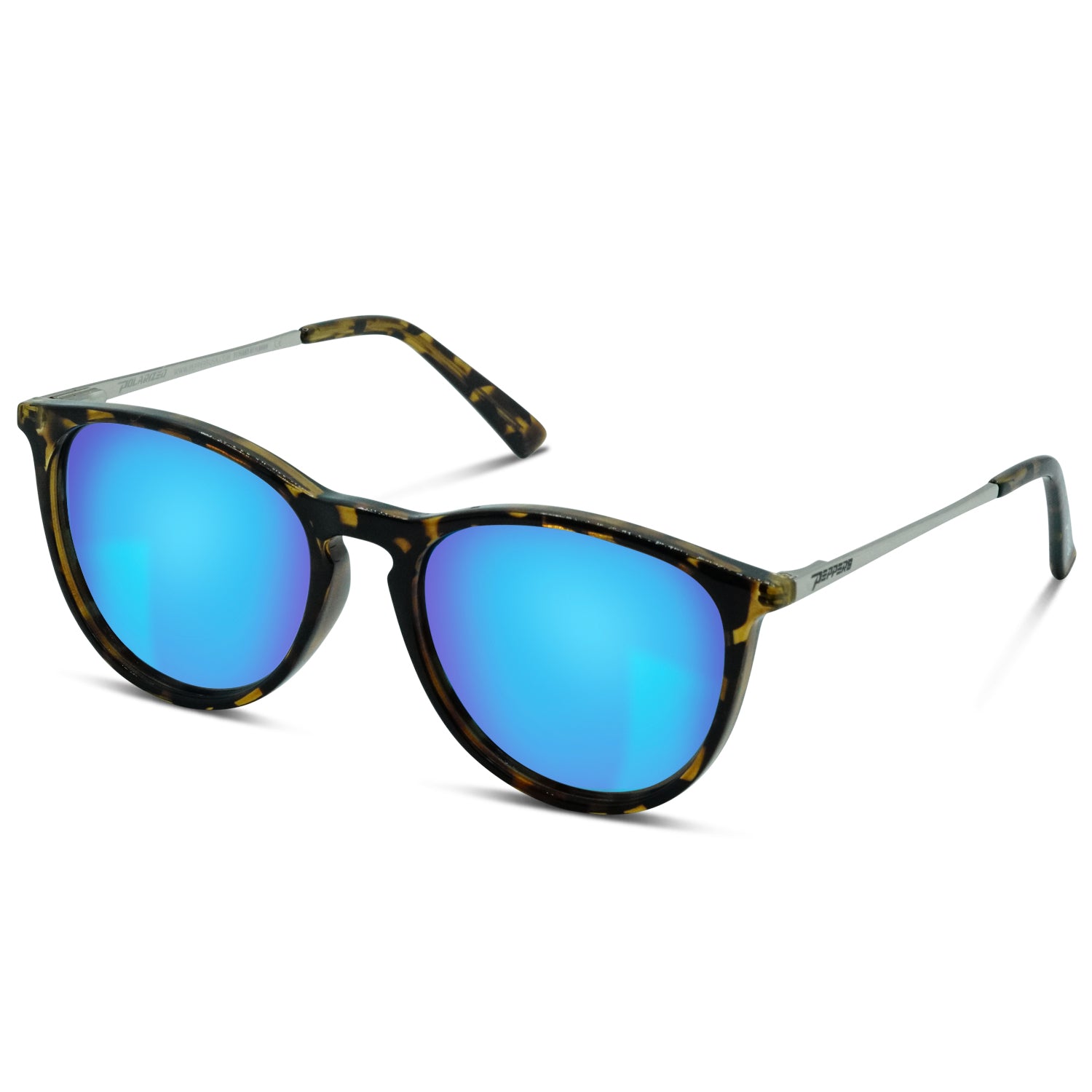 Honey Tortoise w/ Ocean Blue Mirror
