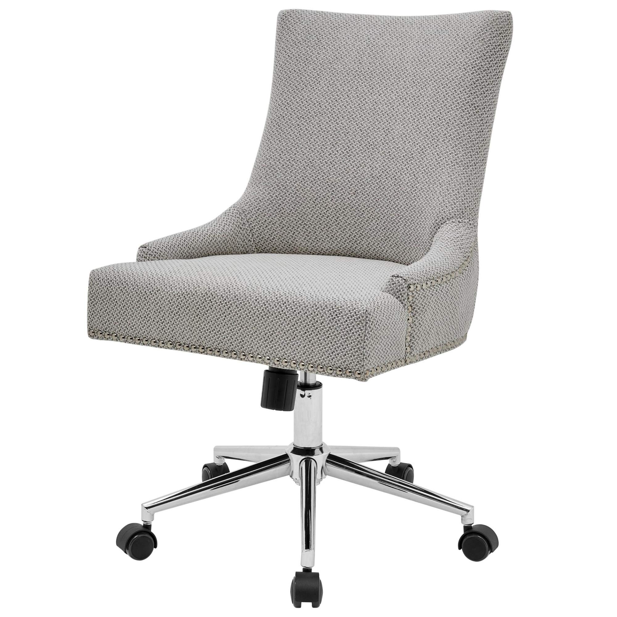Ergonomic Charlotte Fabric Office Chair - Adjustable Height, Lumbar Support - Perfect for Home Office, Gaming & Workspace Comfort
