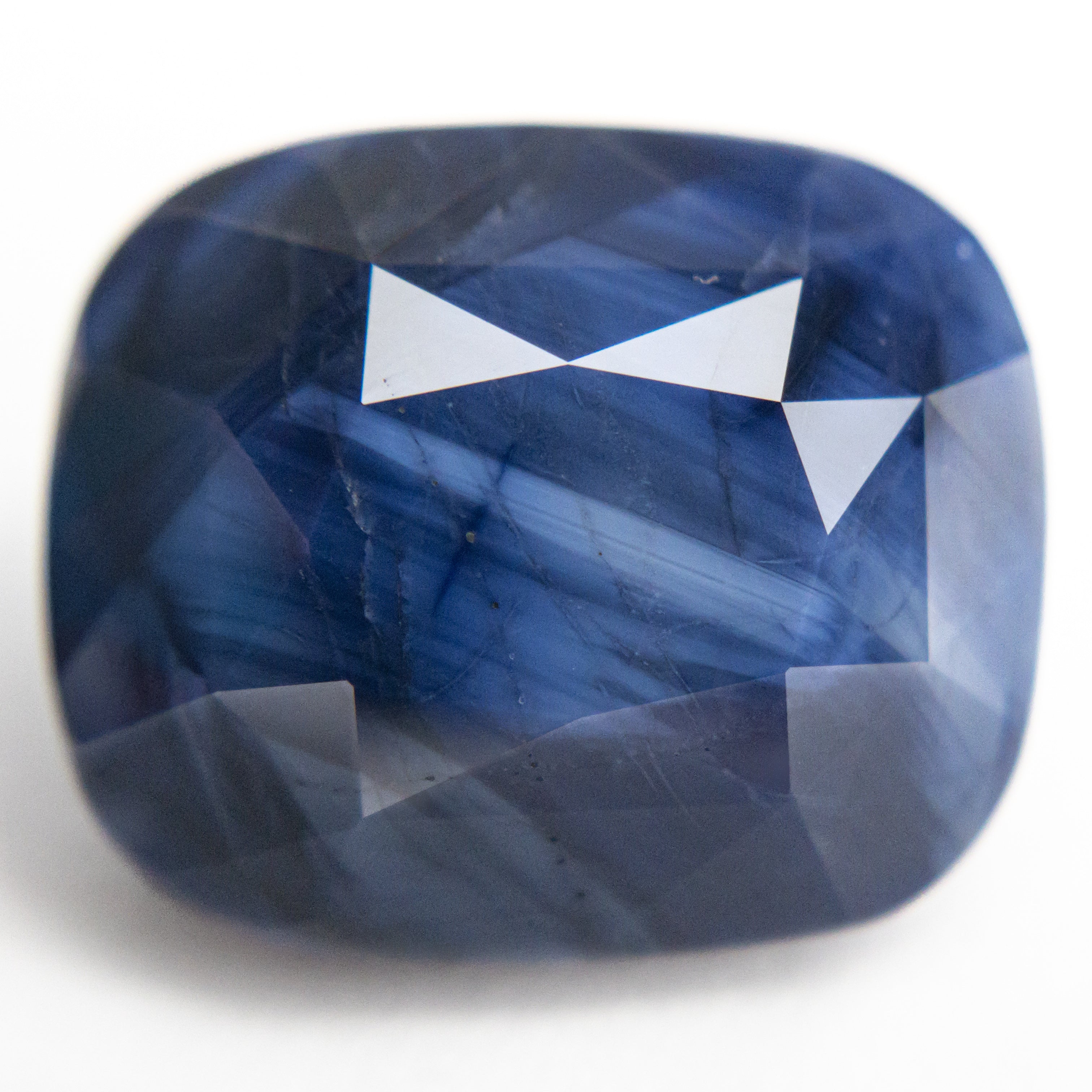 29.60ct Natural Cushion Cut Blue Sapphire Gemstone - 17.67x14.78x12.00mm Brilliant Faceted Loose Stone for Jewelry Making (22597-01) | Perfect for Engagement Rings, Pendants & Custom Jewelry Designs