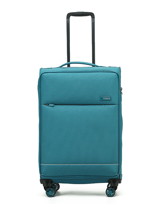 Tosca SO LITE New AIR5055 67cm Medium Spinner Luggage - Lightweight Teal Carry-On Suitcase for Travel, Business Trips & Weekend Getaways