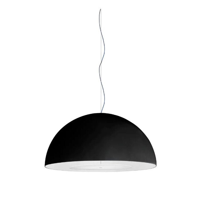 Avico Suspension Lamp by FontanaArte - Modern Glass Pendant Light for Dining Room, Kitchen Island & Living Room Decor