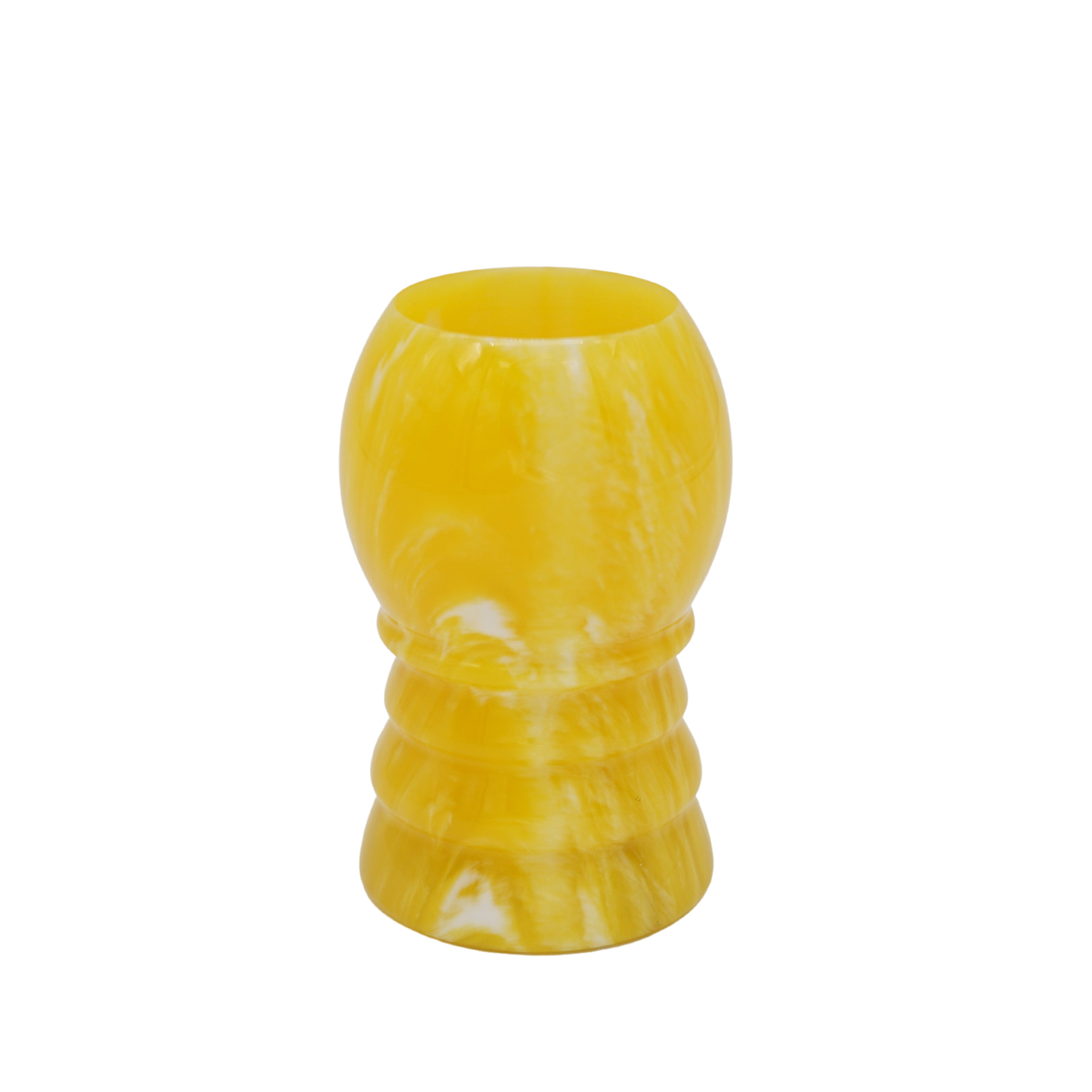 Premium Lemon Drop Handcrafted Shaving Brush Handle - Fits 24mm & 26mm Knots - Perfect for Wet Shaving & Grooming Kits - Luxury Bathroom Accessory for Men