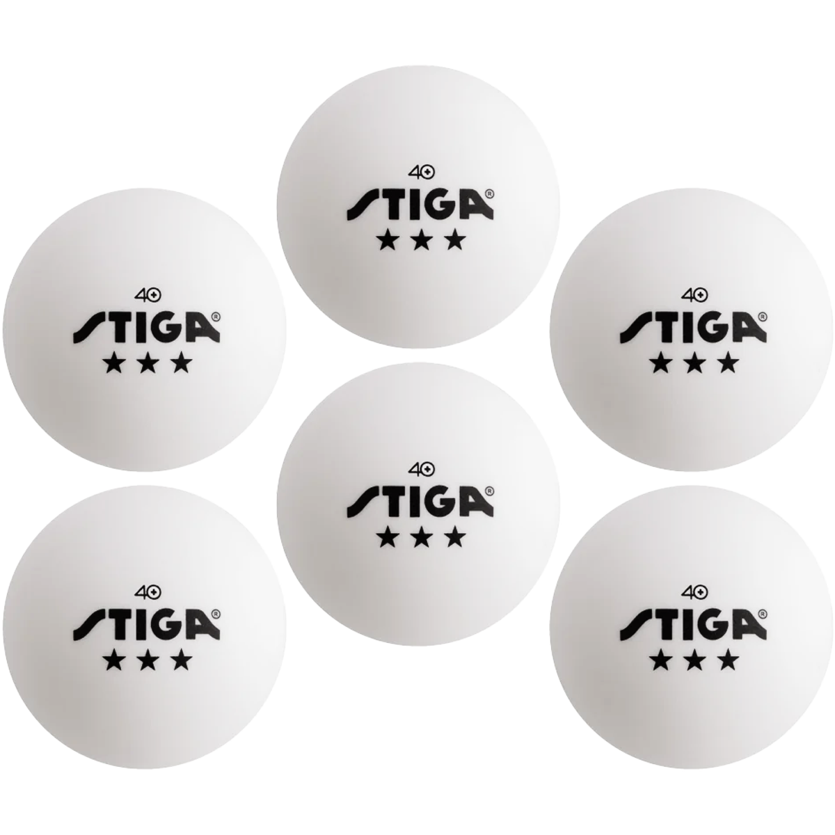 Premium 3-Star Table Tennis Balls (6-Pack) - Professional Quality Ping Pong Balls for Tournaments, Training & Home Play