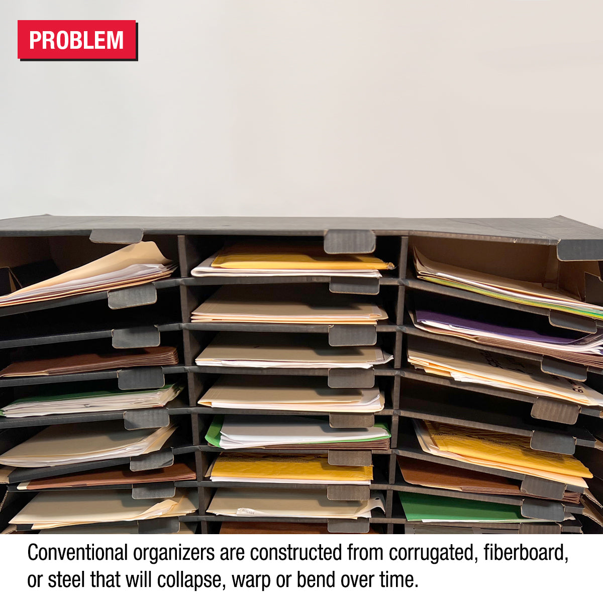 Ultimate Office TierDrop Desktop Organizer - 6 Compartment File Sorter with Expandable Add-On Tiers | Perfect for Paperwork, Forms, and Document Management in Home Office or Workspace