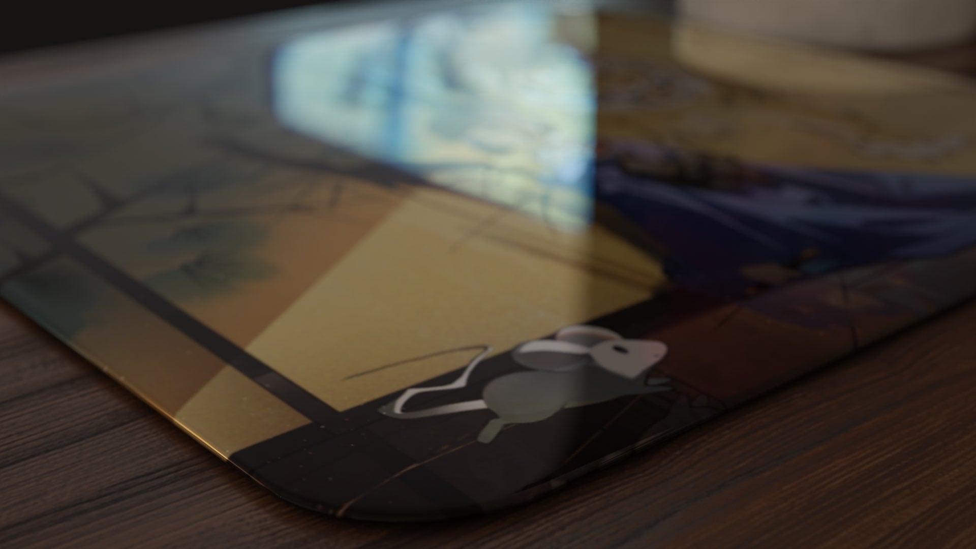 InfinityMice Tora Glass Gaming Mouse Pad - Ultra Smooth Surface for Precision Control - Perfect for PC, Laptop, Office & Esports Gaming