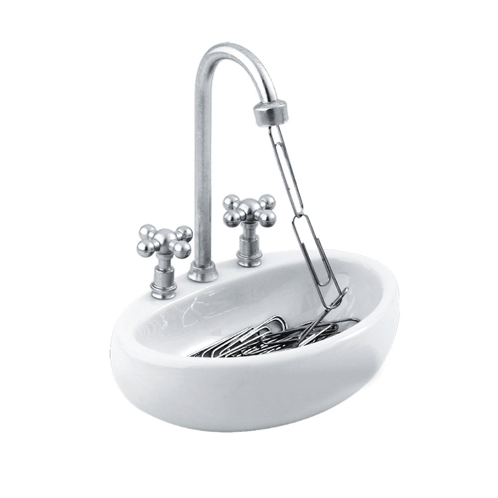 ReNext MI-557 Premium Stainless Steel Kitchen Sink Paper Clip Holder - Organize Bills, Notes & Mail - Perfect for Home, Office & Dorm Use