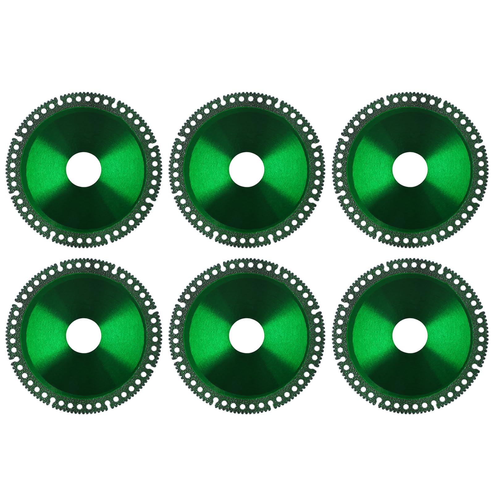 6 Packs 5 Inch Heavy Duty Cutting Discs for Angle Grinder - Composite Indestructible Grinding Wheel 2.2 - Fast Cutting, Smooth Finishing, Chamfering for Metal, Wood, Tile, Stone - Perfect for DIY Projects, Construction, Metal Fabrication & Home Renovation