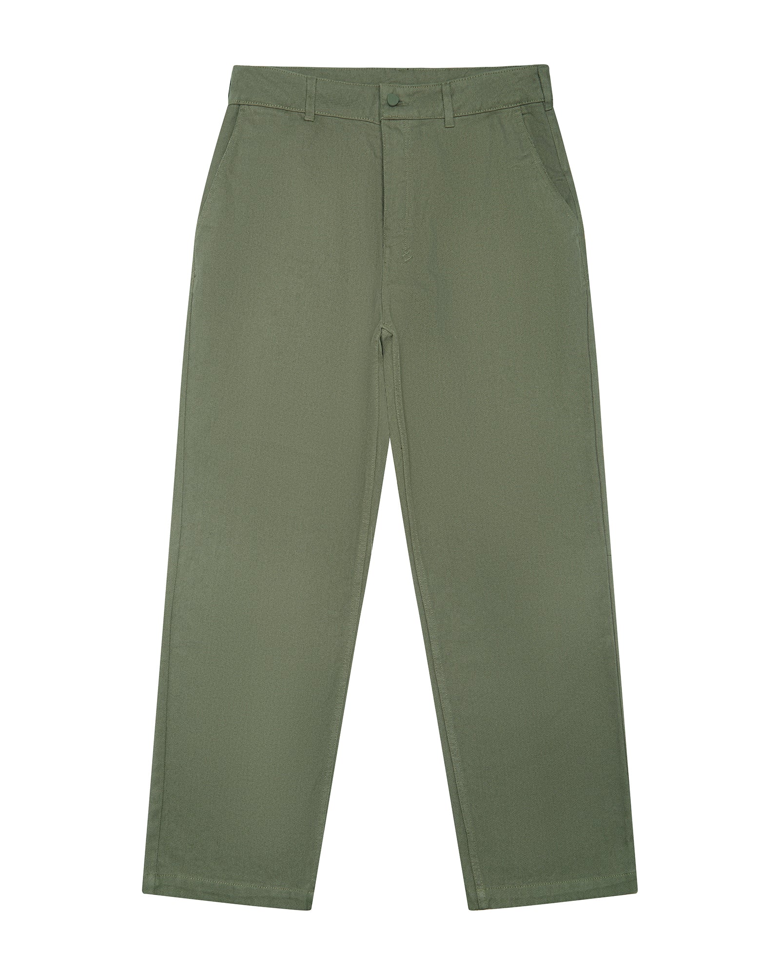 RIVAL Men's Chino Trousers in Khaki - Comfortable Casual Pants for Work, Office & Everyday Wear