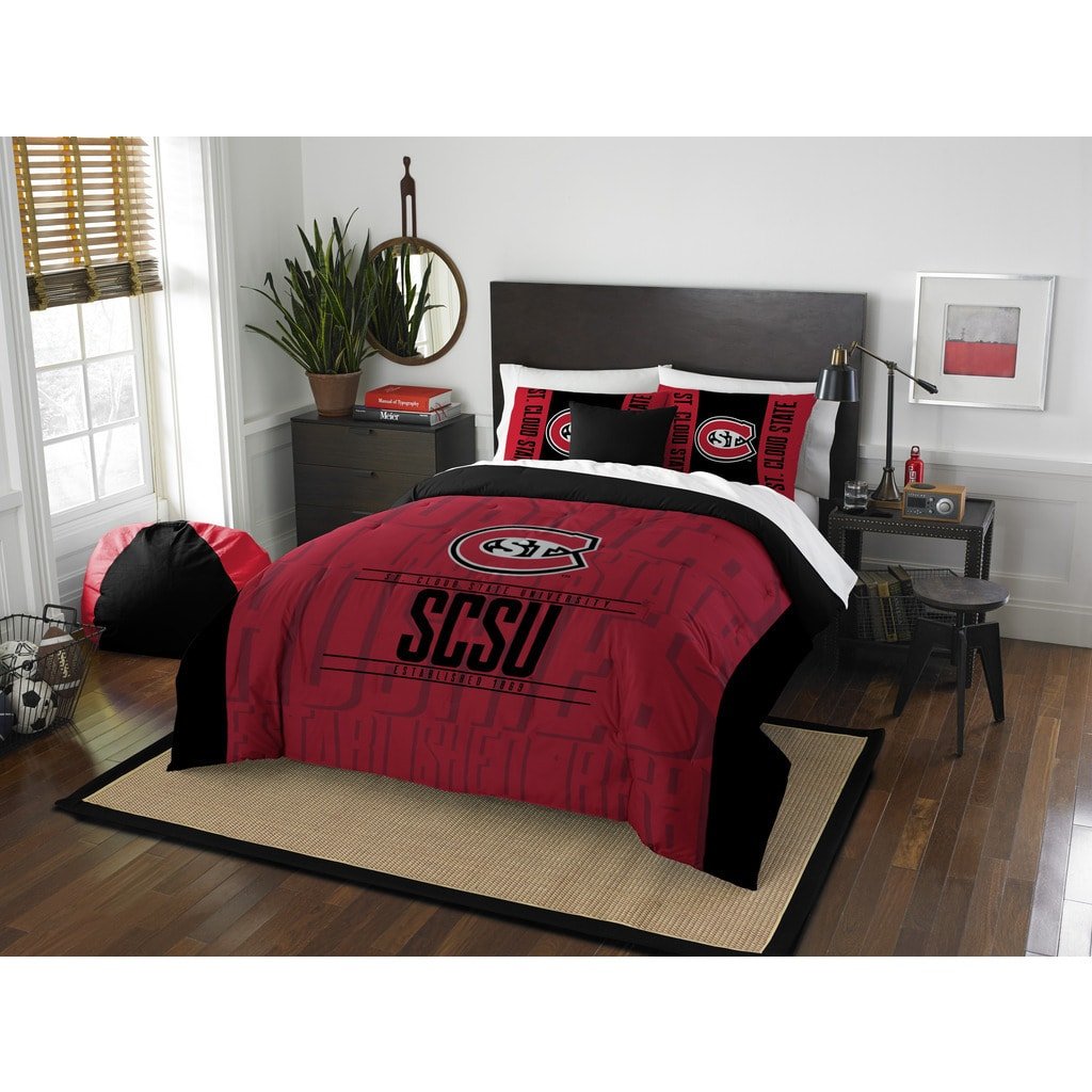 NCAA Unisex Comforter and Sham Set - Officially Licensed College Bedding - Perfect for Dorm Rooms, Game Day Decor & Fan Gifts