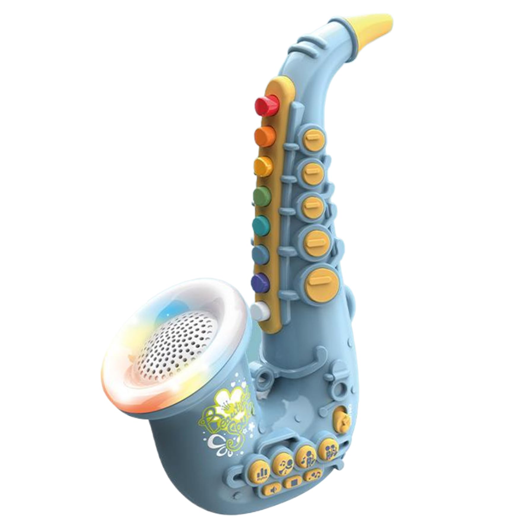 10.2 Inch Kids Toy Saxophone with Music & Light Effects - Early Education Musical Instrument for Children Ages 3+ | Perfect for Birthday Gifts, Pretend Play & Music Learning
