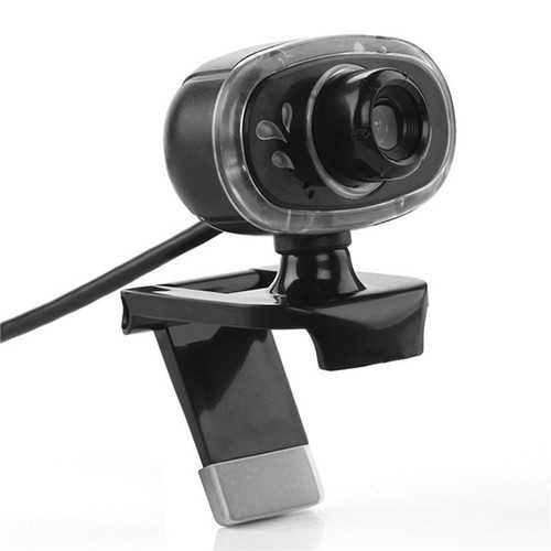 A881 USB 360° Rotating Webcam with Microphone - 12MP HD Web Camera with Blue Light Filter for PC, Laptop - Perfect for Video Conferencing, Online Classes & Streaming