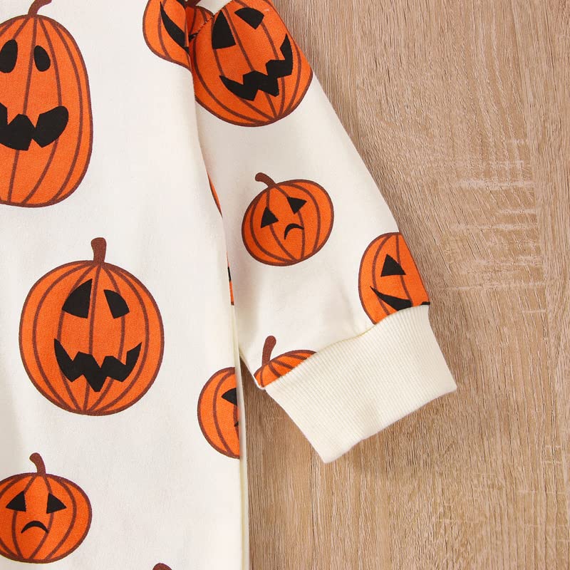 Unisex Baby Bodysuit - Evil Teeth Print Long Sleeve Outfit for Boys & Girls | Halloween Costume, Newborn Infant Set | Perfect for Halloween Parties, Dress-Up & Photo Shoots