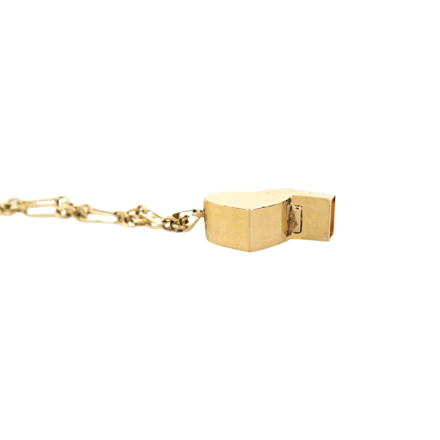 14K Gold Heart Whistle Charm Necklace - Elegant Dainty Jewelry for Women, Perfect Gift for Valentine's Day, Anniversary or Everyday Wear
