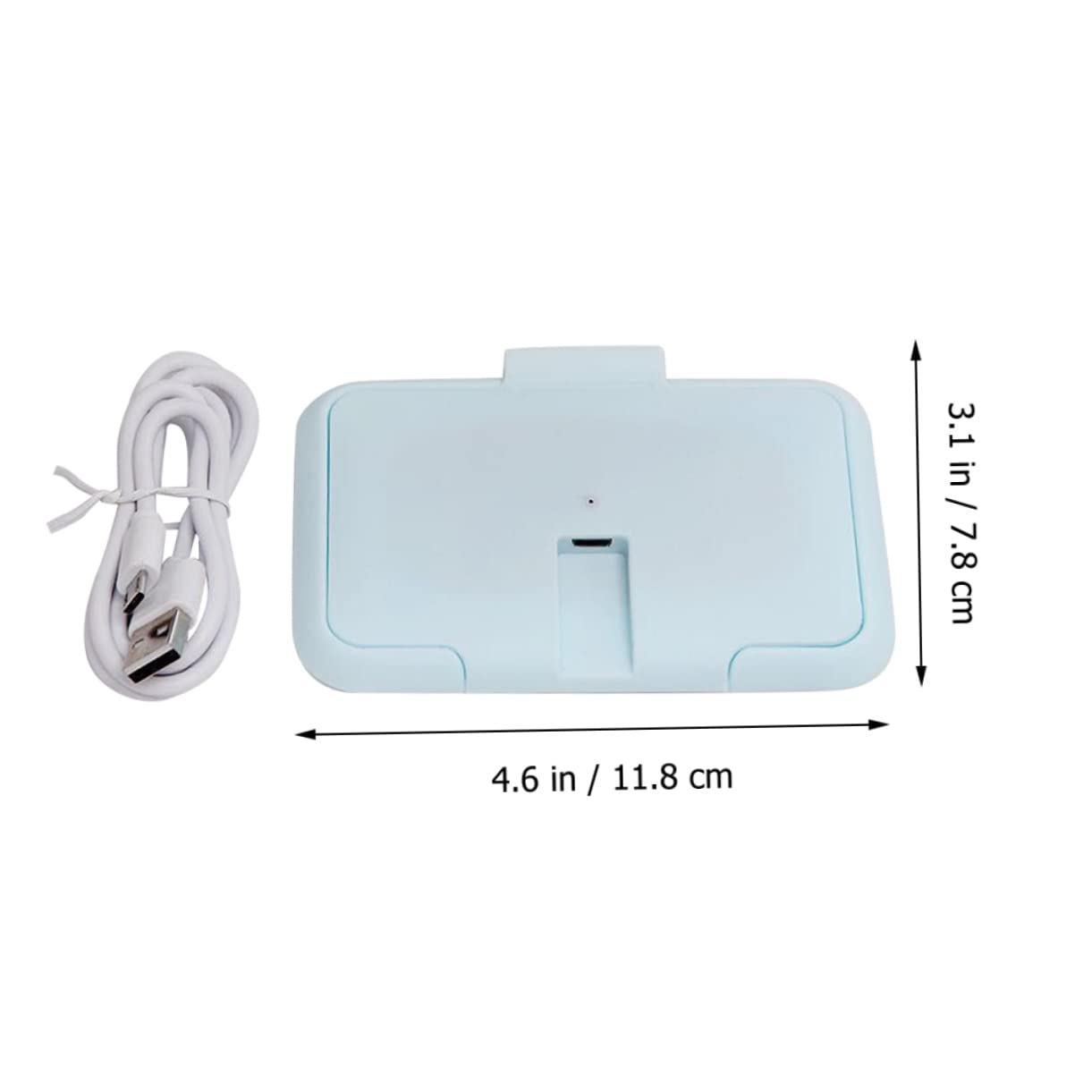 Beautifu Wipe Warmer - Portable Wet Wipes Heater for Baby & Adults - Blue Plastic - Perfect for Diaper Changes, Makeup Removal & Travel Essentials