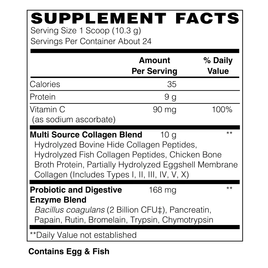 Blue Ridge Multi-Source Collagen Peptides Powder - Grass-Fed Bovine, Marine & Chicken Collagen for Skin, Hair & Joint Support - Perfect for Smoothies, Coffee & Baking Recipes