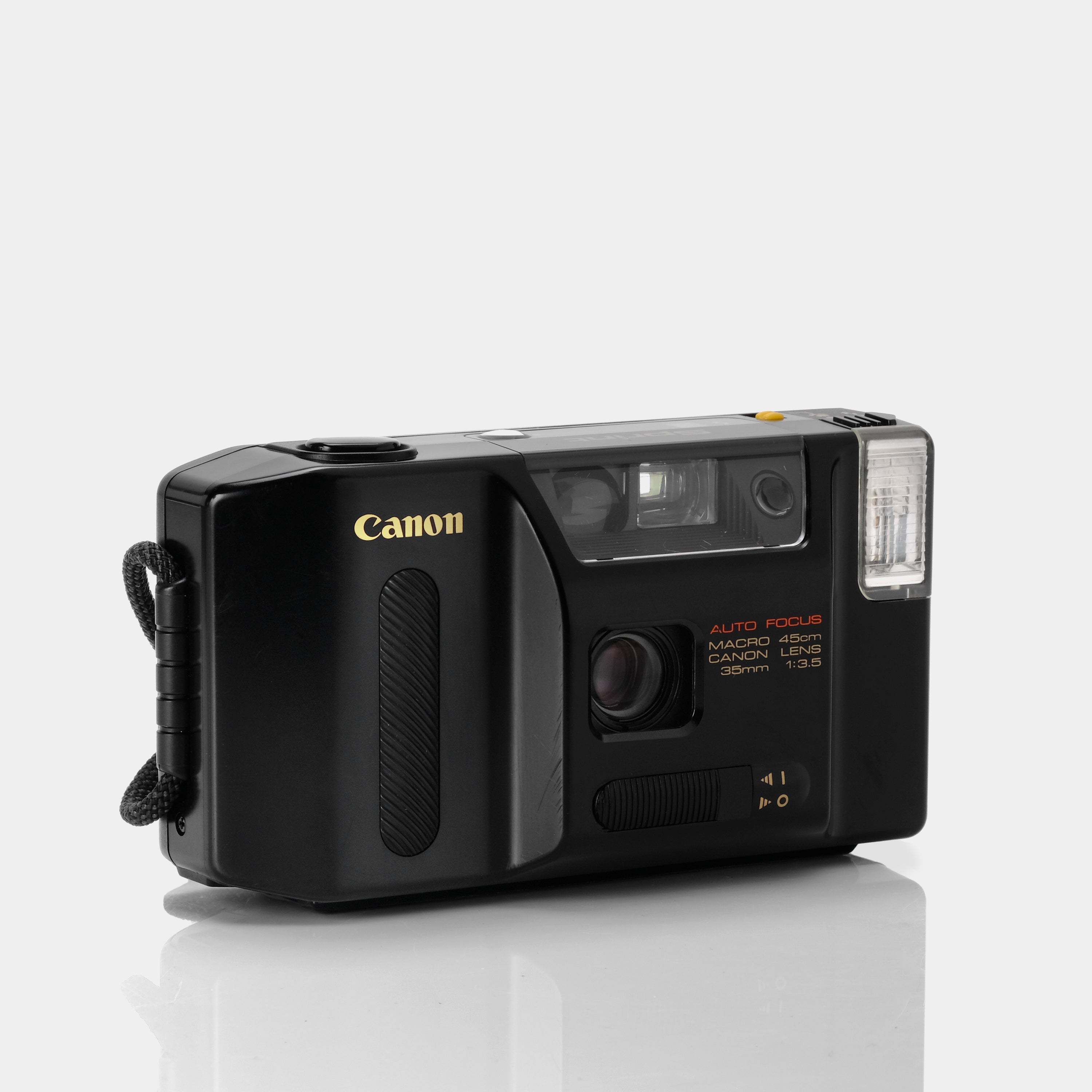 Canon Sprint 35mm Film Camera - Vintage Point & Shoot Camera with Built-in Flash | Perfect for Travel, Street Photography & Retro Enthusiasts