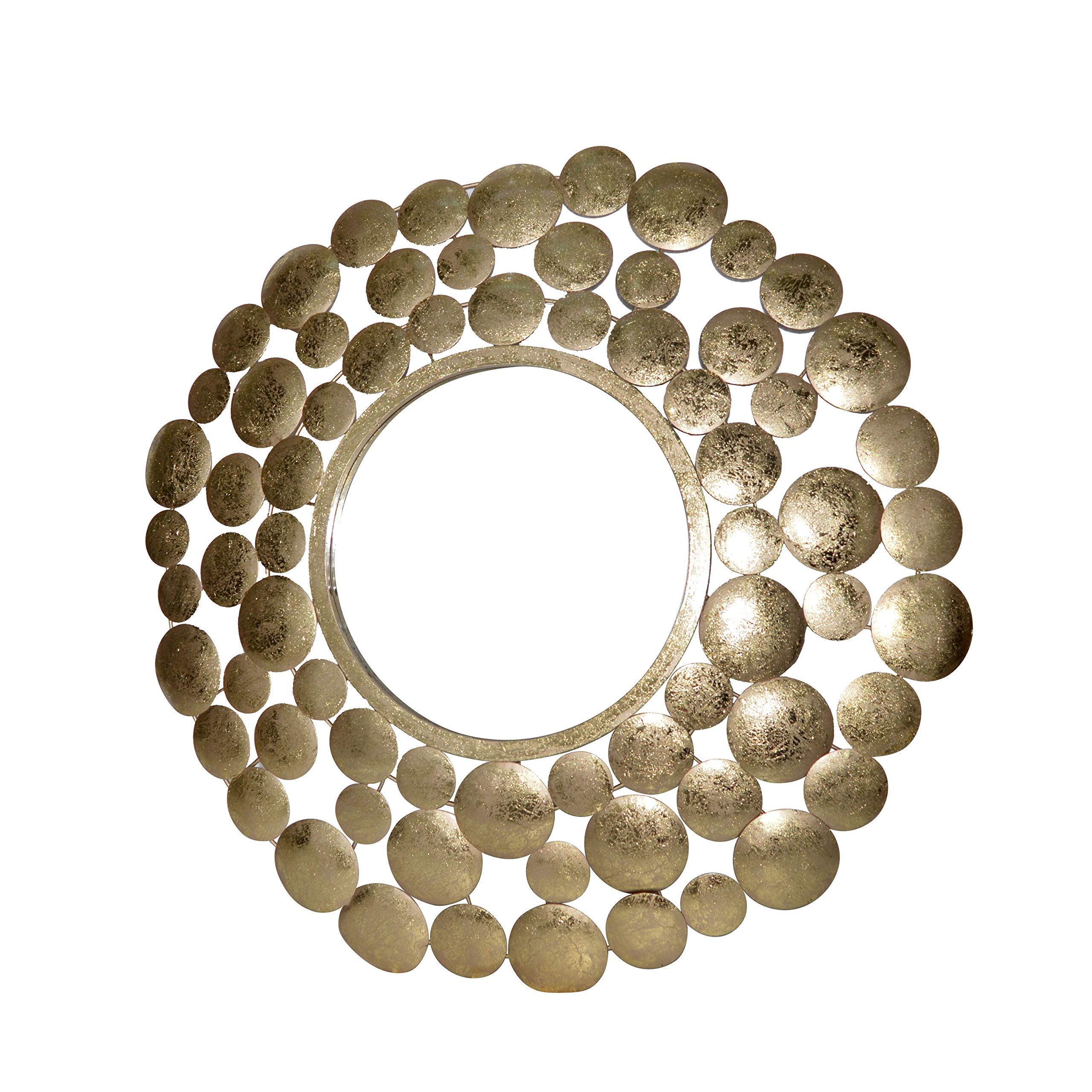 Jeco Gold Metal Flower Wall Decor - Elegant Floral Home Decor for Living Room, Bedroom, Dining Room - Perfect for Wall Art, Housewarming Gift & Interior Design
