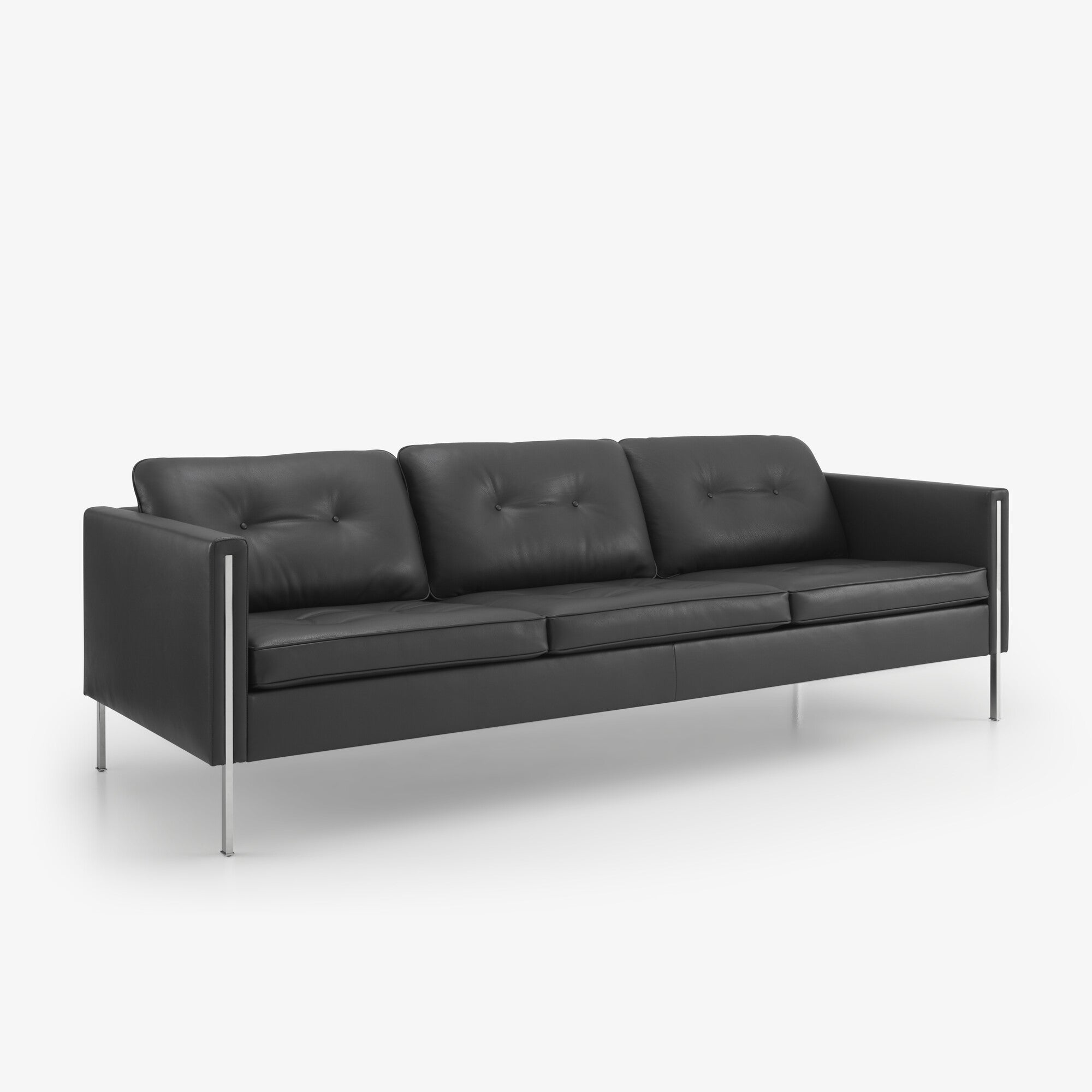 Premium Andy Large Settee Upholstered Sofa - Comfortable Modern Living Room Furniture for Home & Office Lounge