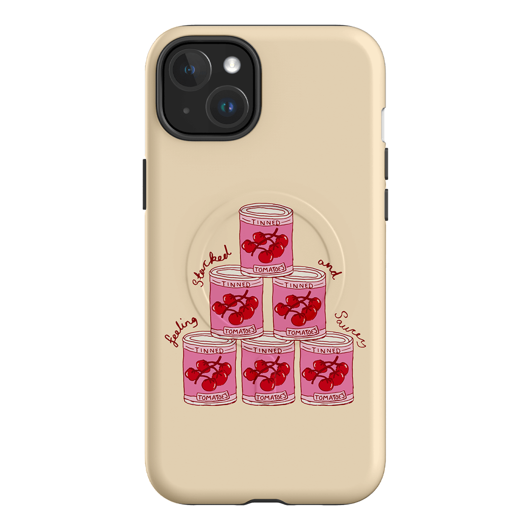 Stylish and Durable Saucy Supper Phone Case - Trendy Protective Cover for iPhone & Samsung - Perfect for Everyday Use, Travel, and Gifting