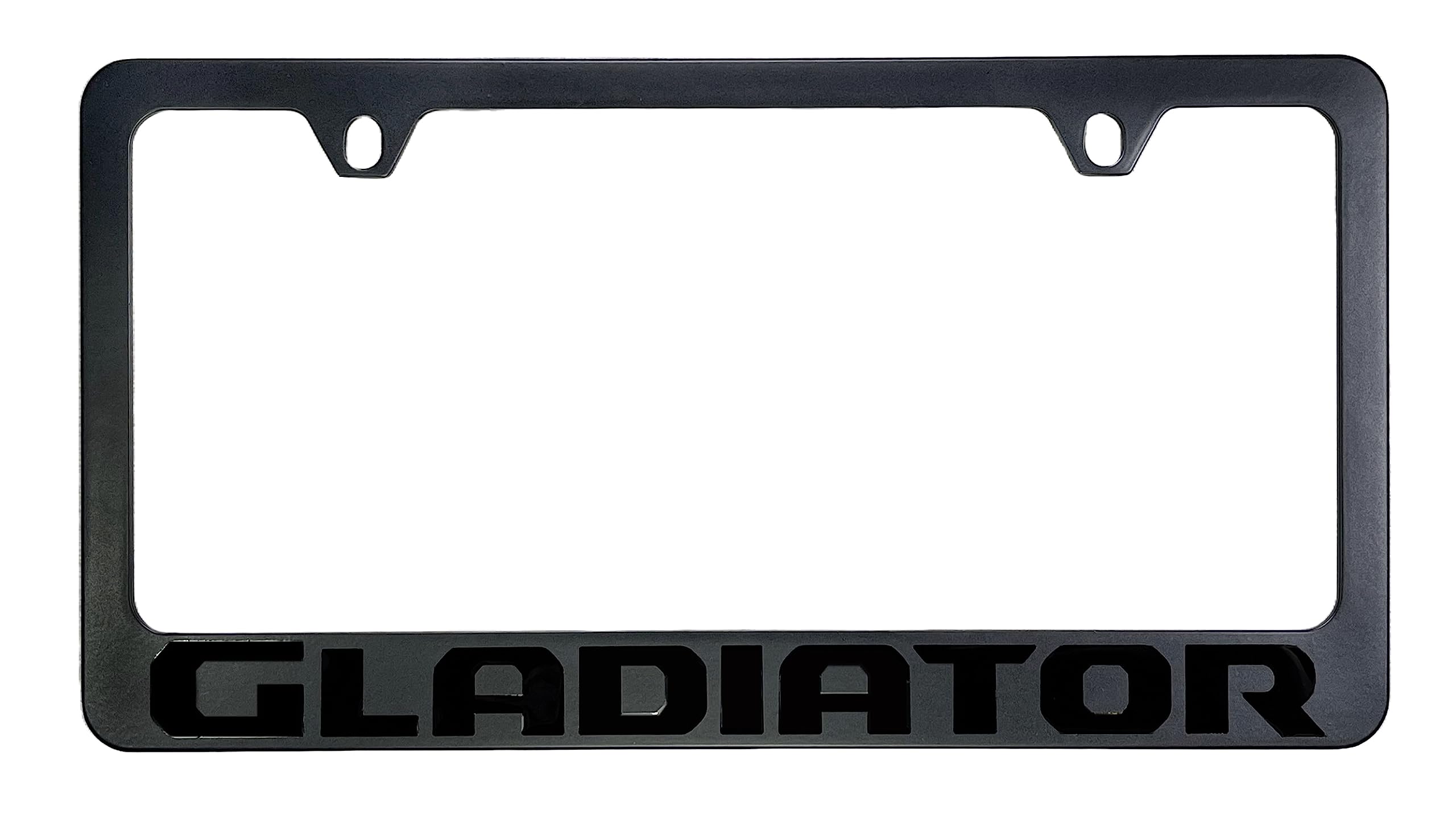 Custom JEEP Gladiator Engraved Metal License Plate Frame - Rustproof & Durable - Perfect for Off-Road Adventures & Truck Enthusiasts