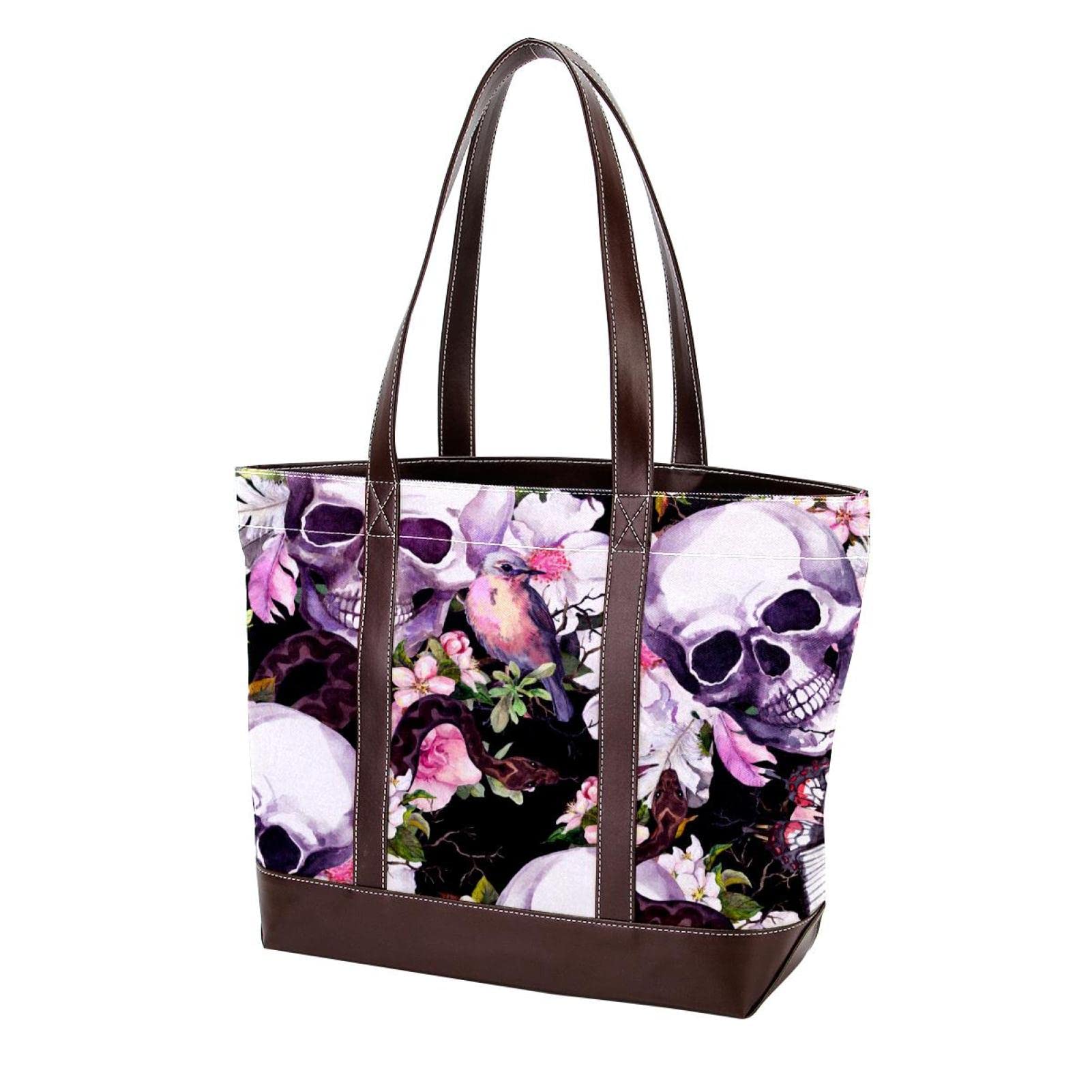 Starry Sky Space Planets Tote Bag - Large Leather Canvas Purse for Women - Top Handle Shoulder Satchel Hobo Bag - Perfect for Work, Travel & Shopping