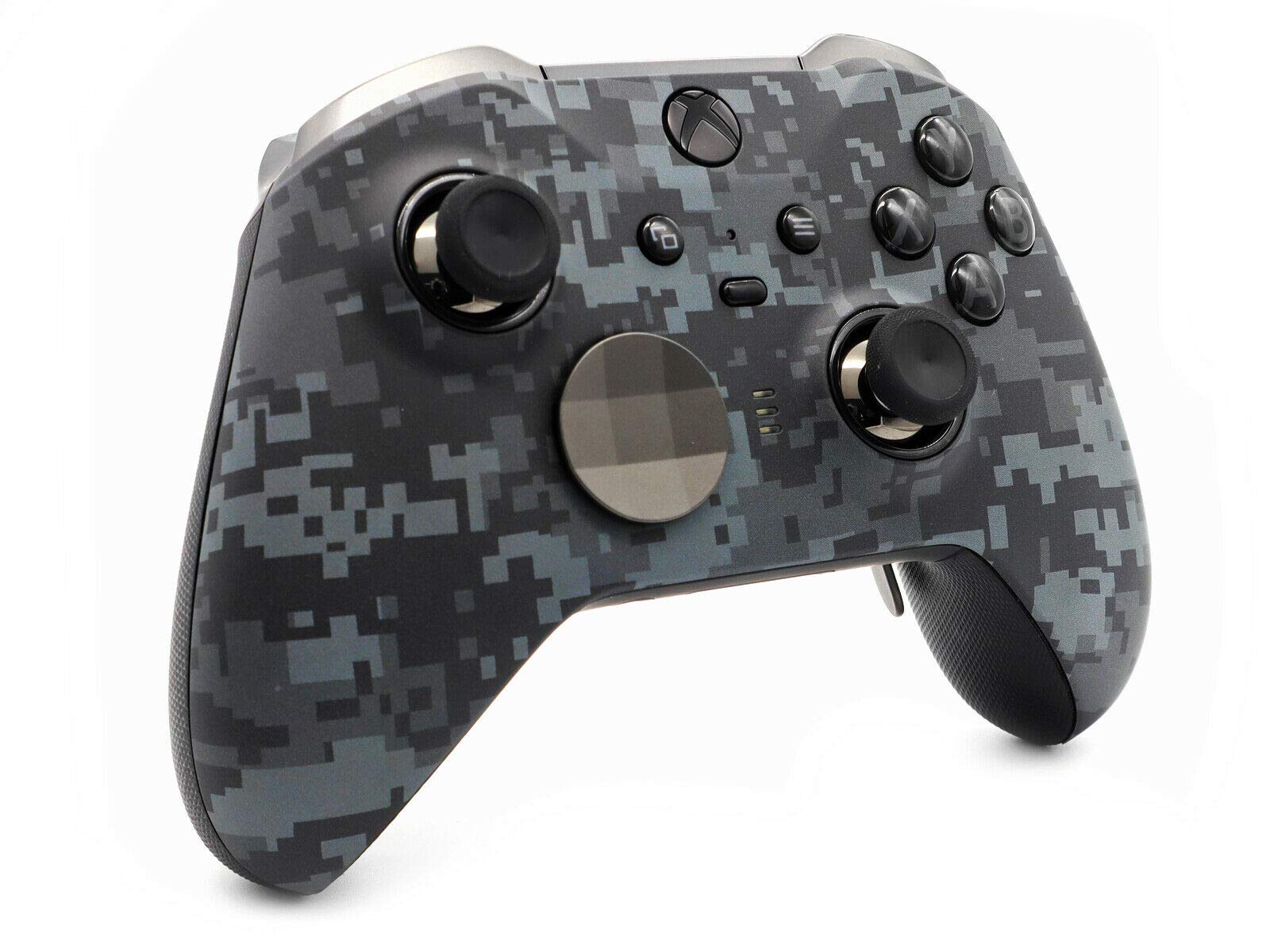 Modded Zone UN-MODDED Custom Xbox ONE Elite Series 2 Controller - Digital Camo Design | Compatible with Xbox One & PC | Perfect for Competitive Gaming & Streaming