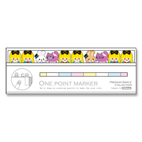 Alice in Wonderland Sticky Notes - Colorful Bookmark Tabs for Reading, Journaling & Office Organization (Set of 50)