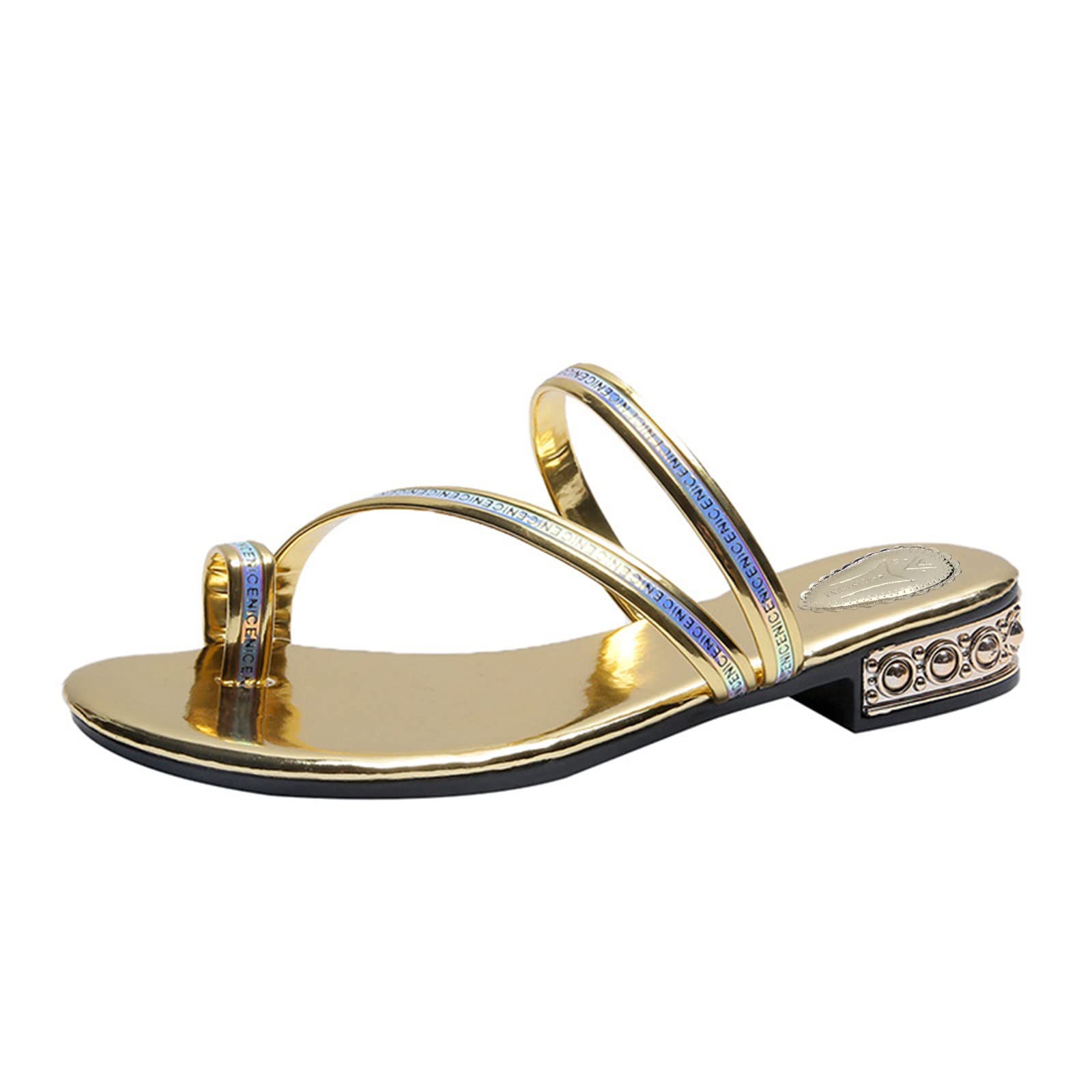 Breathable Women's Summer Sandals with Slip-On Knob & Casual Toe Design - Perfect for Beach, Vacation & Everyday Comfort