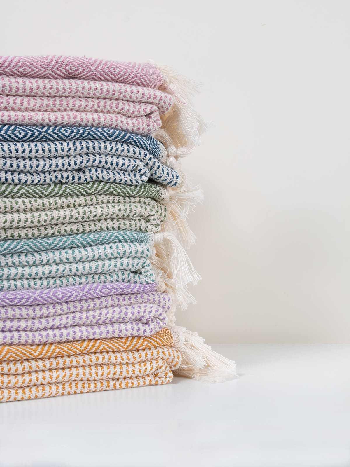 Premium Nordic Dot Hammam Towel - Soft & Absorbent Mustard Turkish Bath Towel for Spa, Beach, Yoga & Home Decor